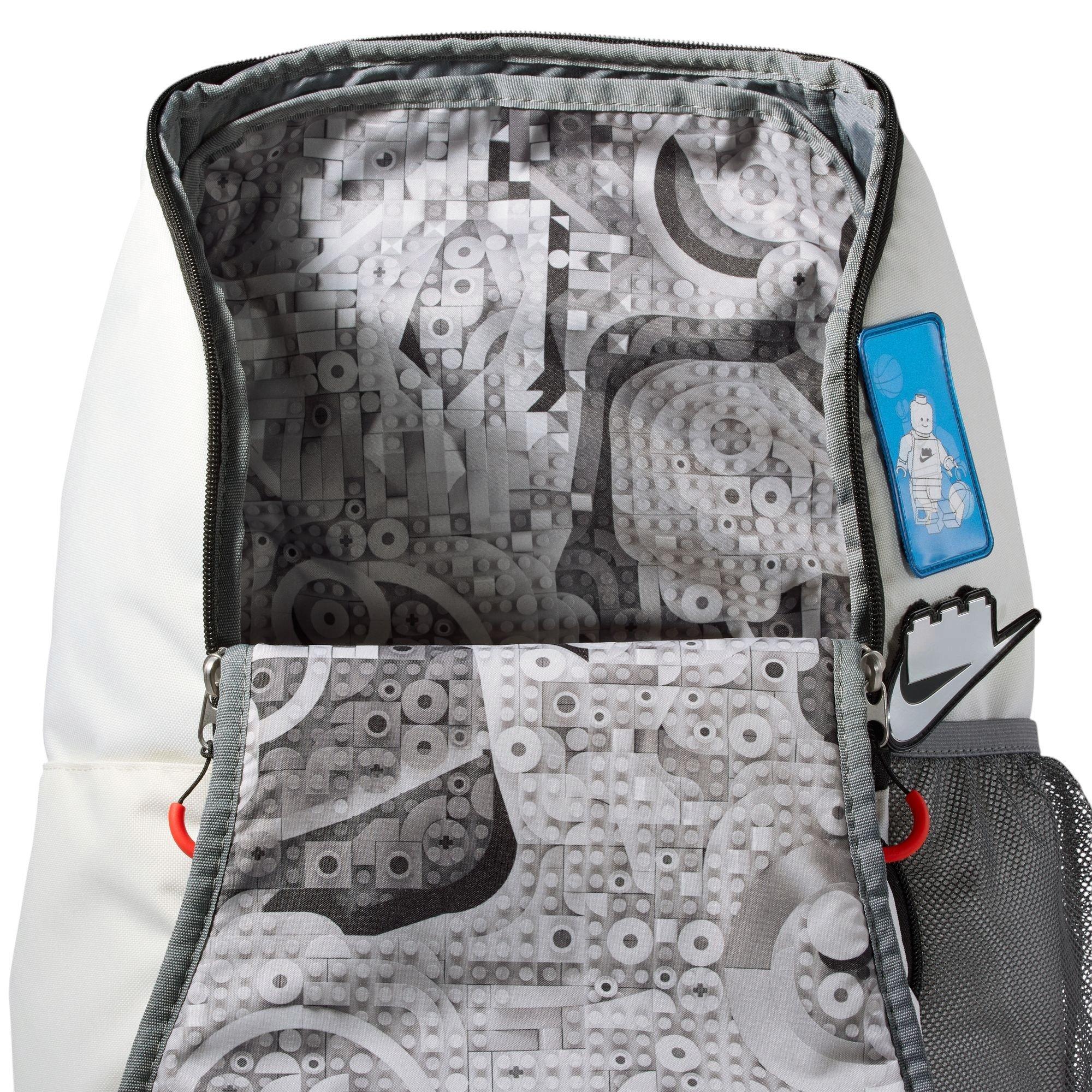 Nike x Lego Varsity Elite Backpack - White/Red - WHITE/RED