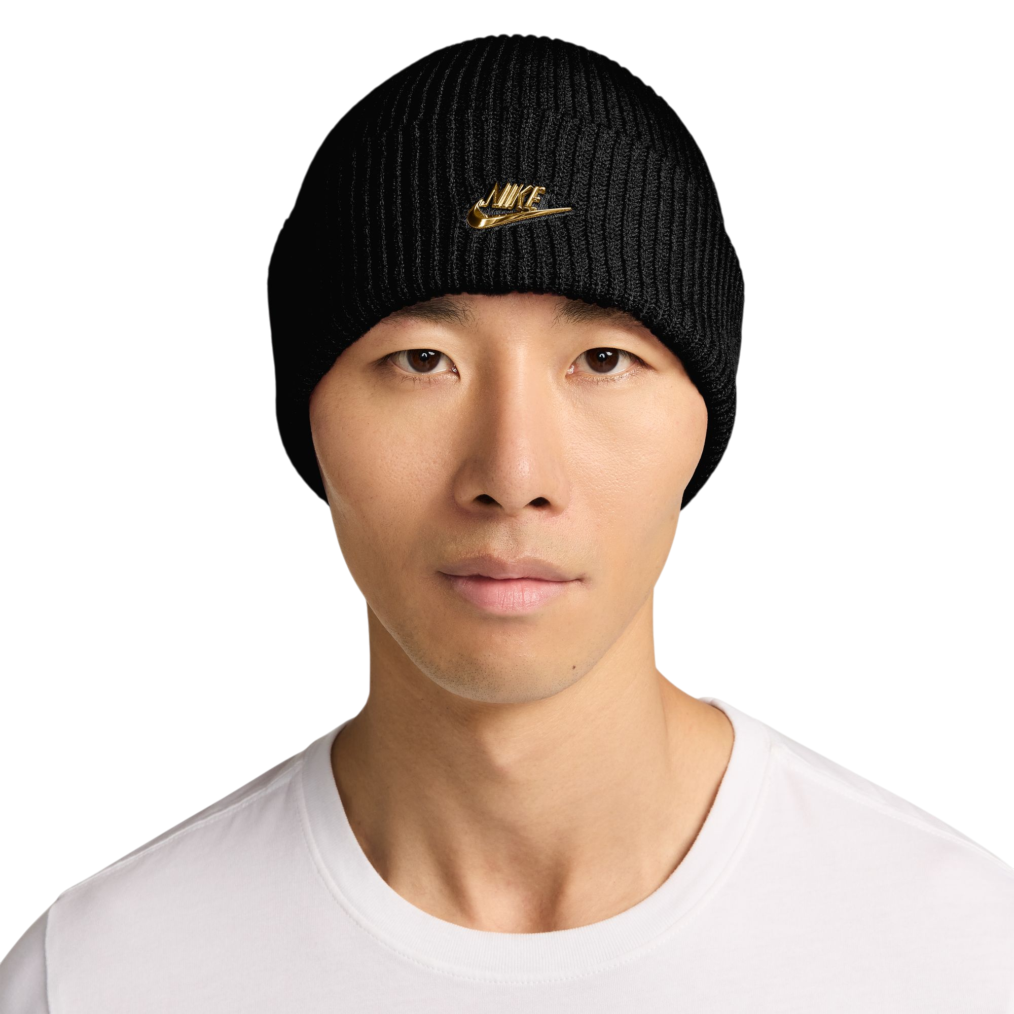 Nike Peak Beanie - Black/Gold - BLACK/GOLD