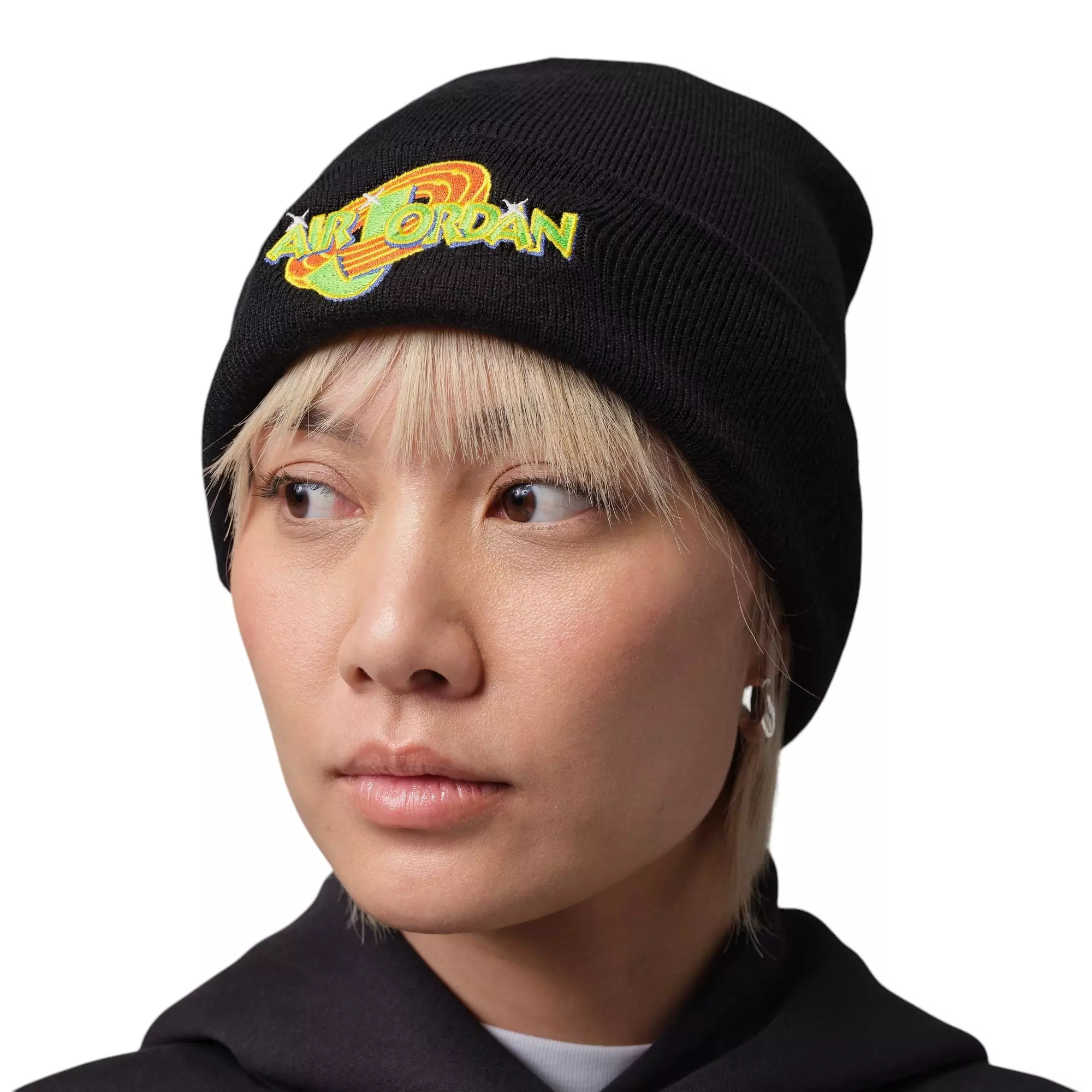 Jordan Brooklyn "Space Jam" Beanie - BLACK
