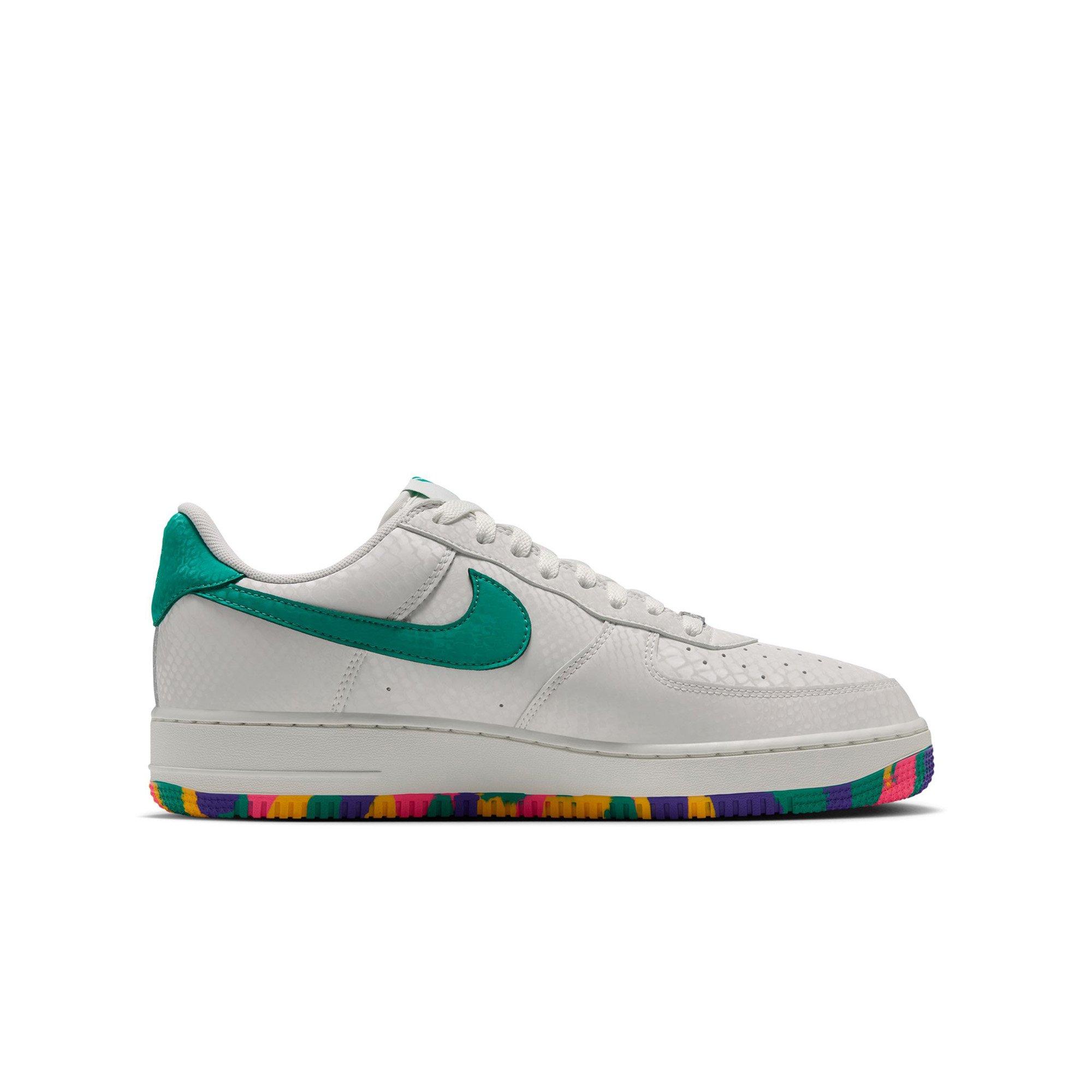 Nike Kobe Air Force 1 Low "Mamba Eterno" Grade School Kids' Shoe - SAIL/HYPER PURPLE/EMERALD GREEN