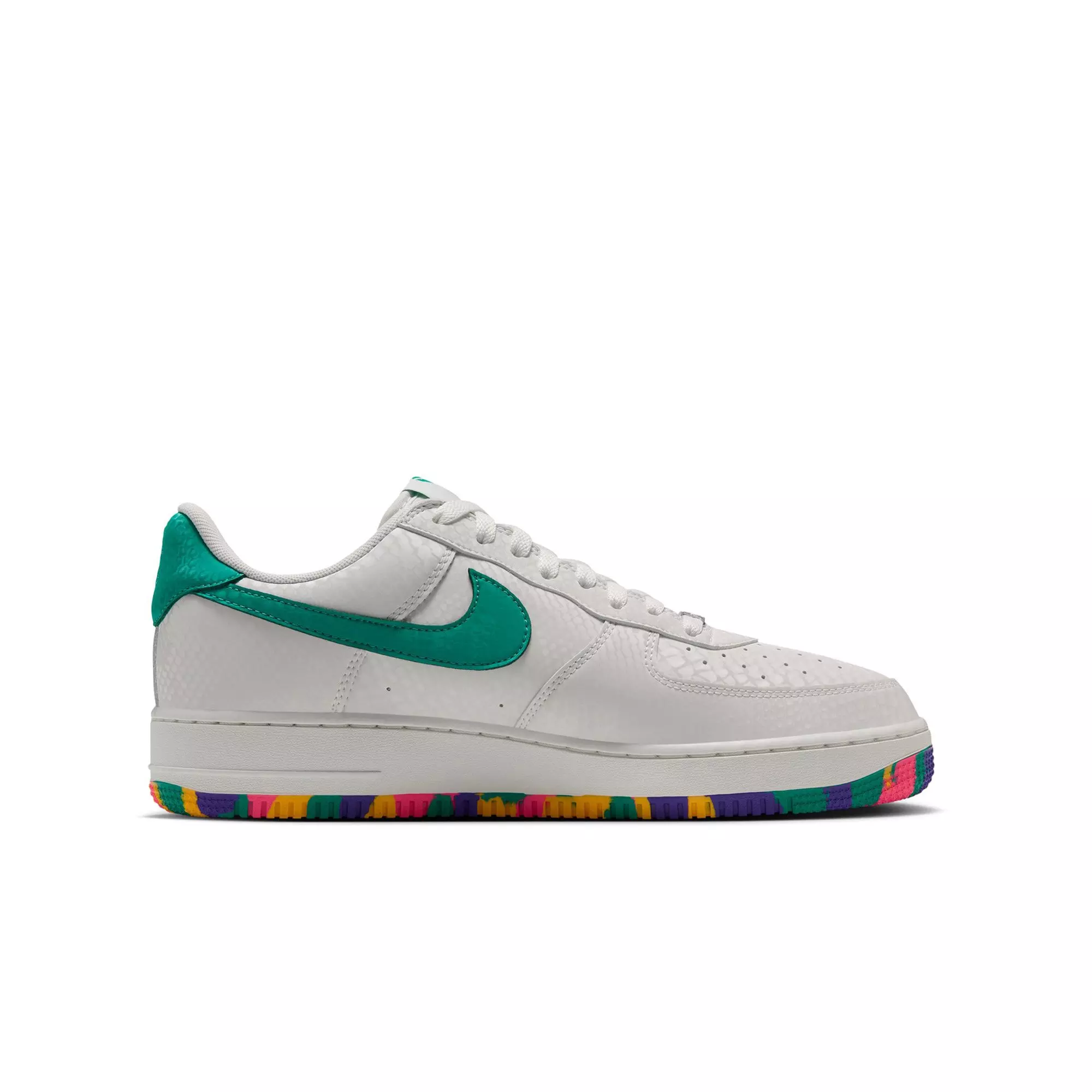 Nike Kobe Air Force 1 Low "Mamba Eterno" Grade School Kids' Shoe - SAIL/HYPER PURPLE/EMERALD GREEN