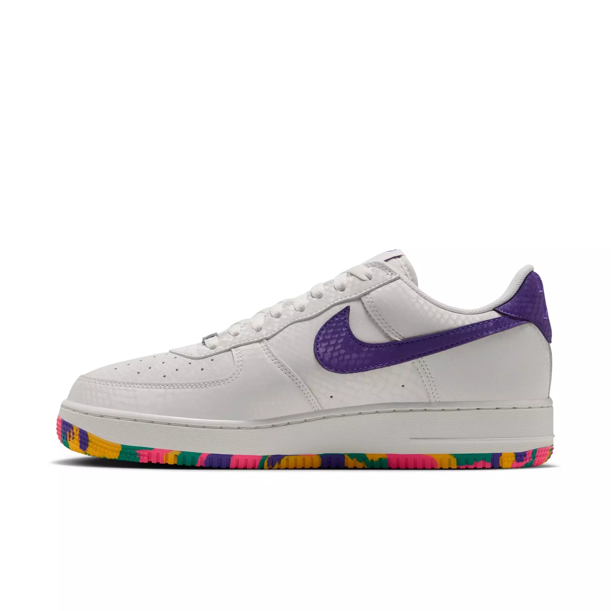 Nike Kobe Air Force 1 Low "Mamba Eterno" Grade School Kids' Shoe - SAIL/HYPER PURPLE/EMERALD GREEN