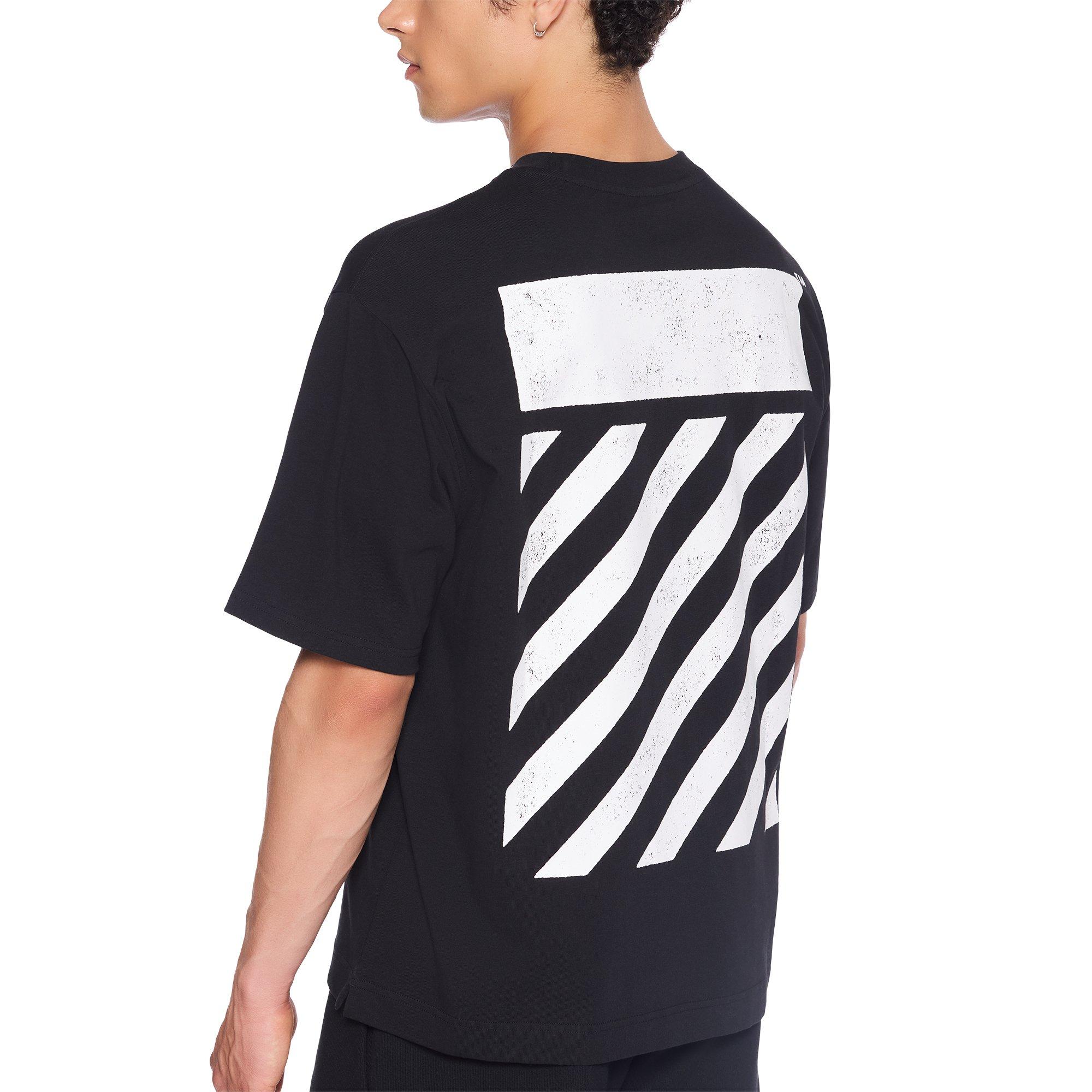 L/AB c/o Off-White Men's Diagonal Oversized Tee