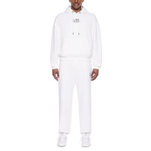 L/AB c/o Off-White Men's Core Diagonal Hoodie - WHITE