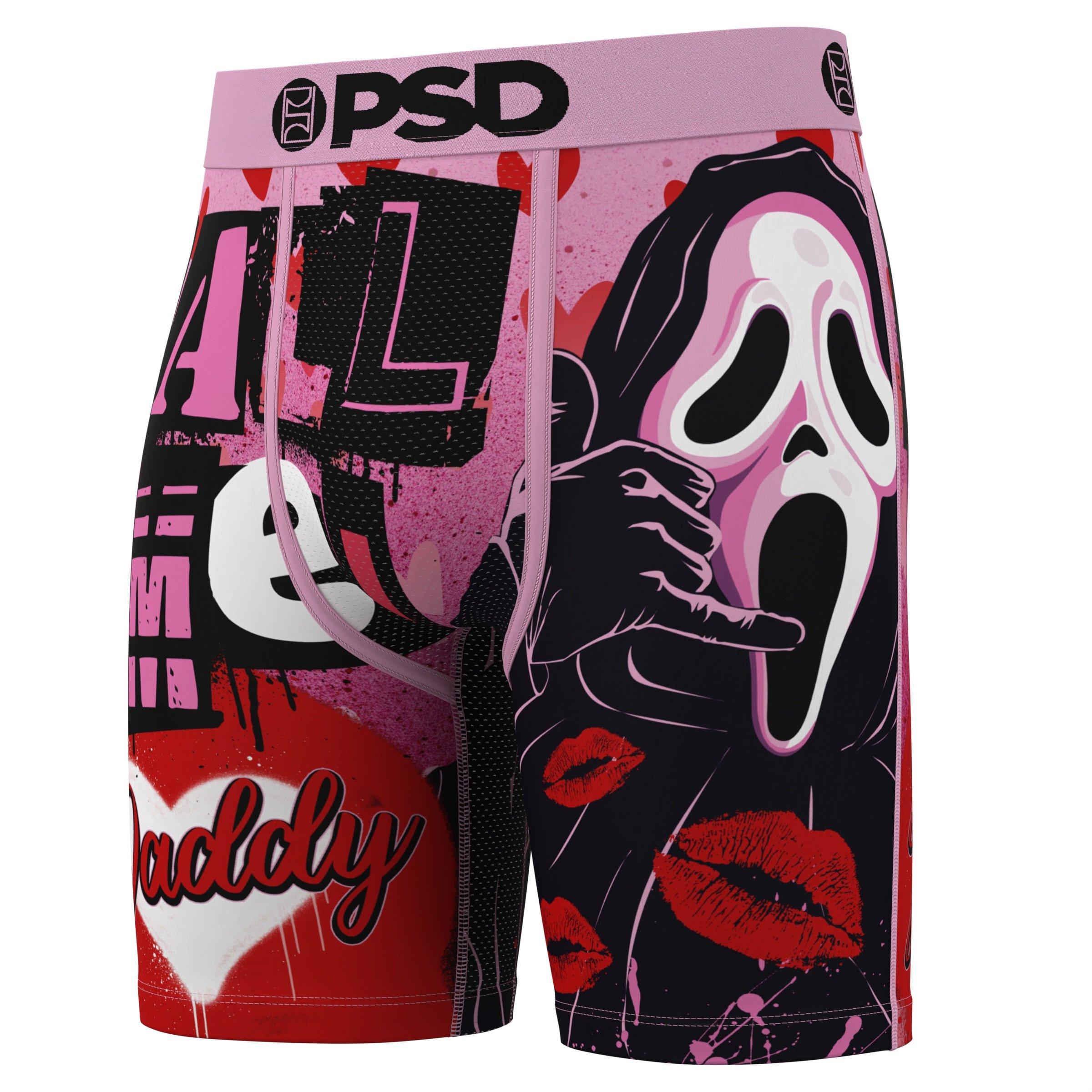PSD Men's Ghostface Body Count Underwear - Pink/Black - PINK/BLACK