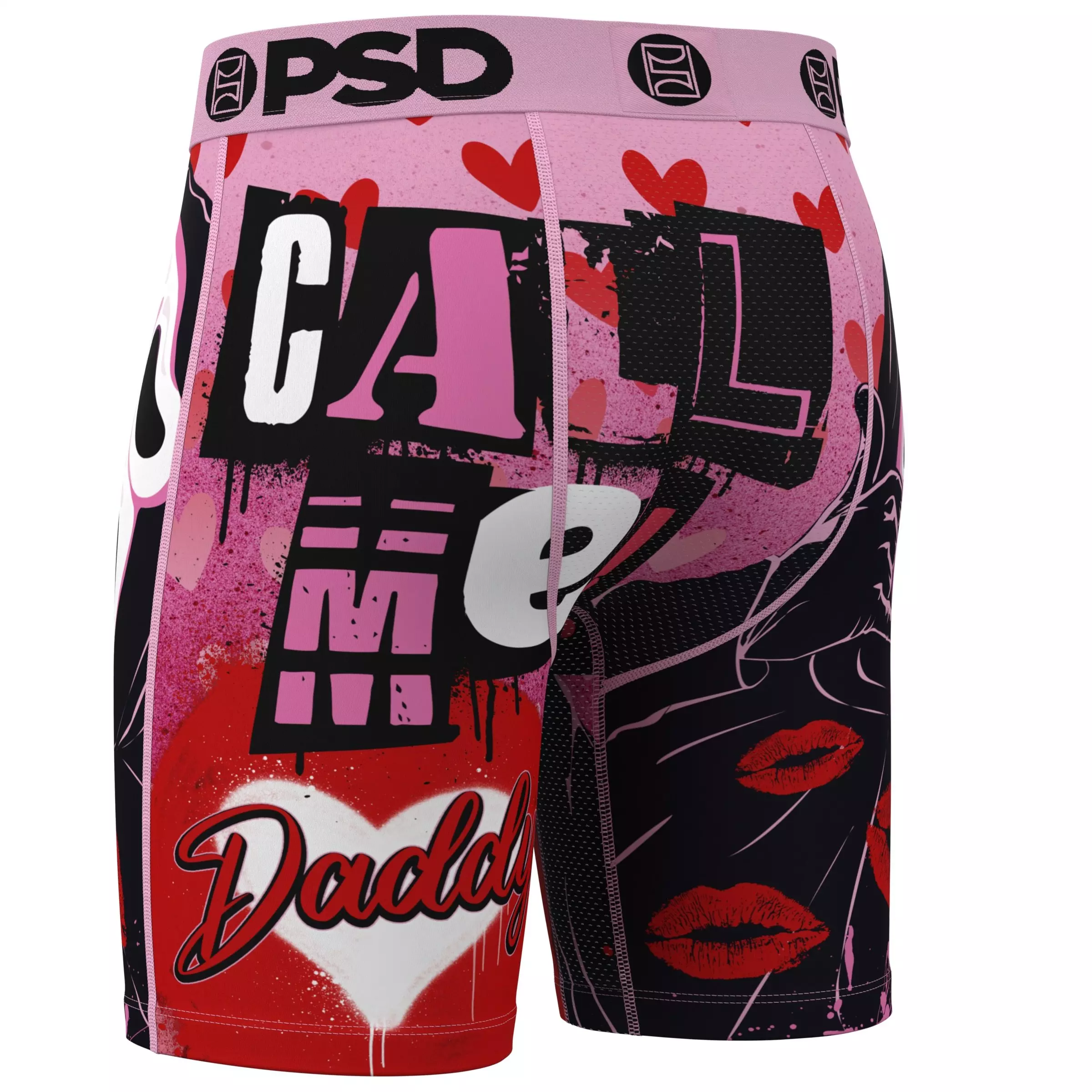 PSD Men's Ghostface Body Count Underwear - Pink/Black - PINK/BLACK