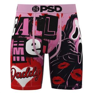 PSD Men's Ghostface Body Count Underwear - Pink/Black - PINK/BLACK