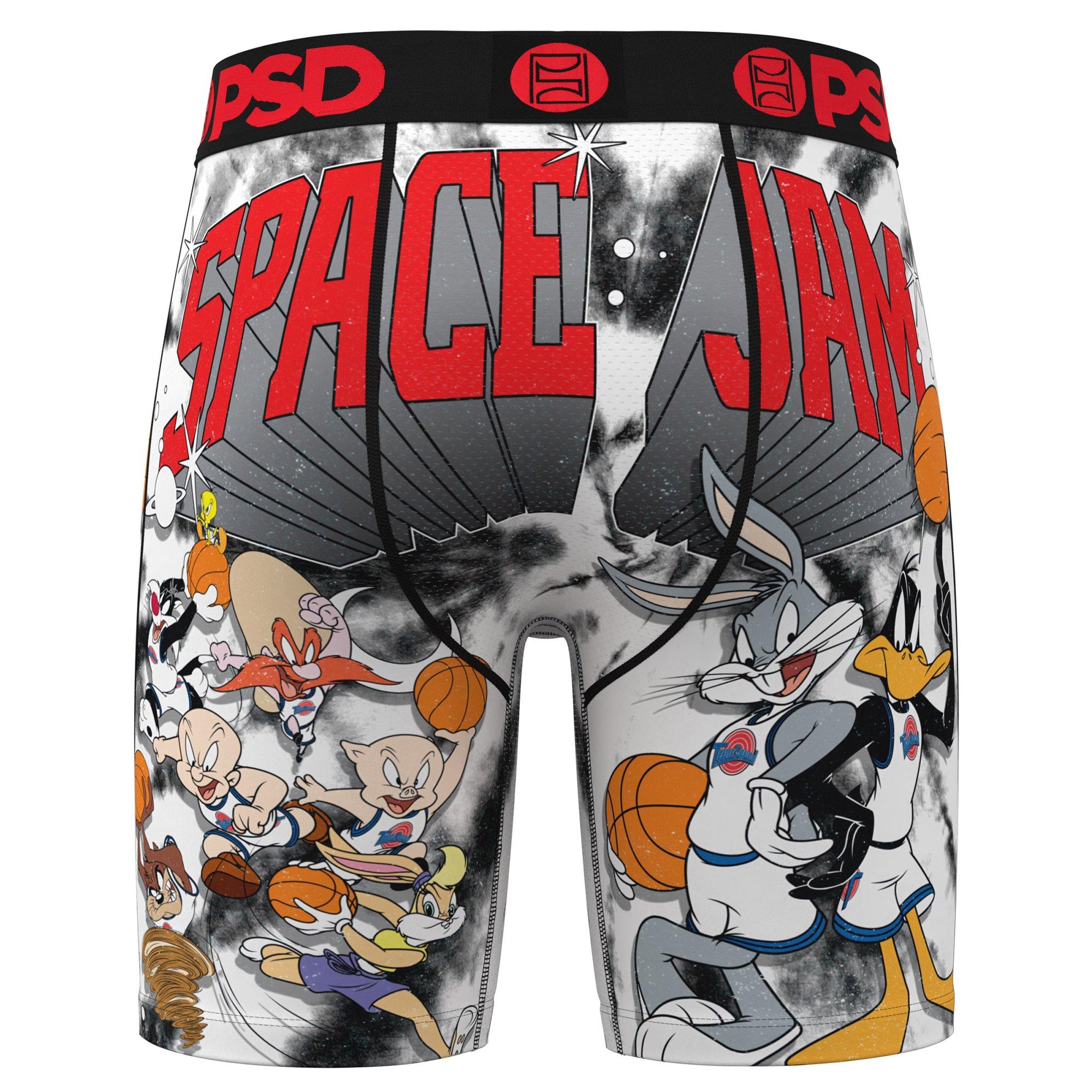 PSD Men's Retro Tune Squad Underwear - Black/White - BLACK/RED