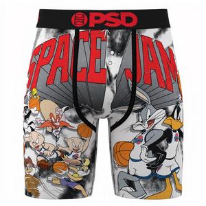 PSD Men's Retro Tune Squad Underwear - Black/White - BLACK/RED