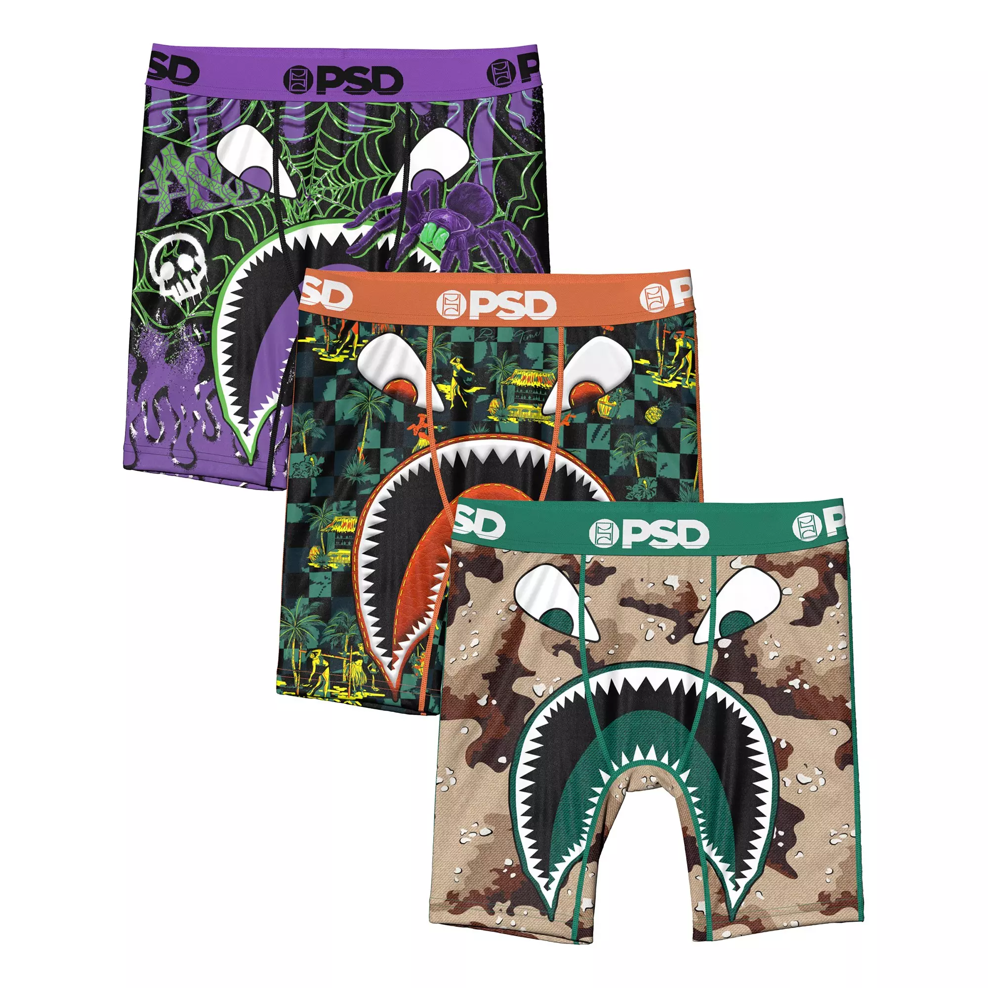 PSD Youth Fearless Underwear (3 Pack) - MULTI-COLOR