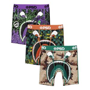 PSD Youth Fearless Underwear (3 Pack) - MULTI-COLOR