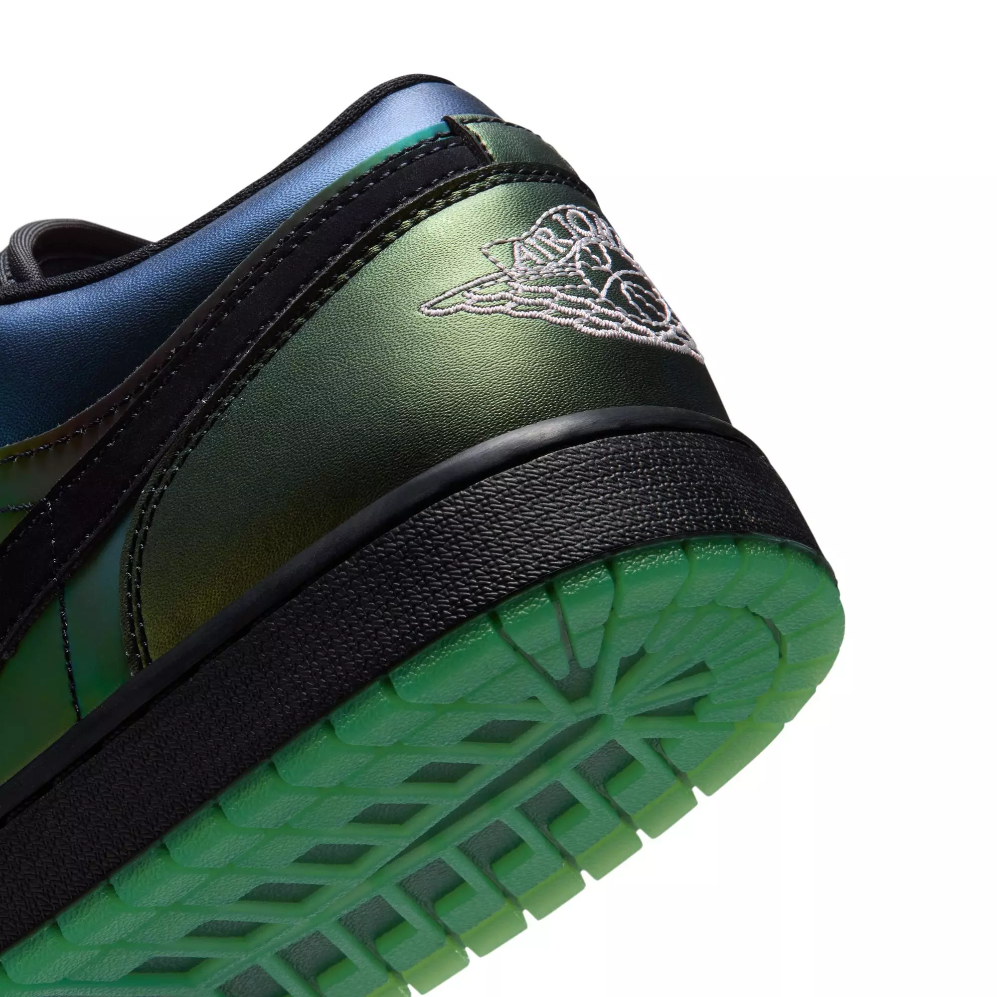 Jordan 1 Low SE "Magic Ball" Men's Shoe - BLACK/METALLIC SILVER/ACTION GREEN
