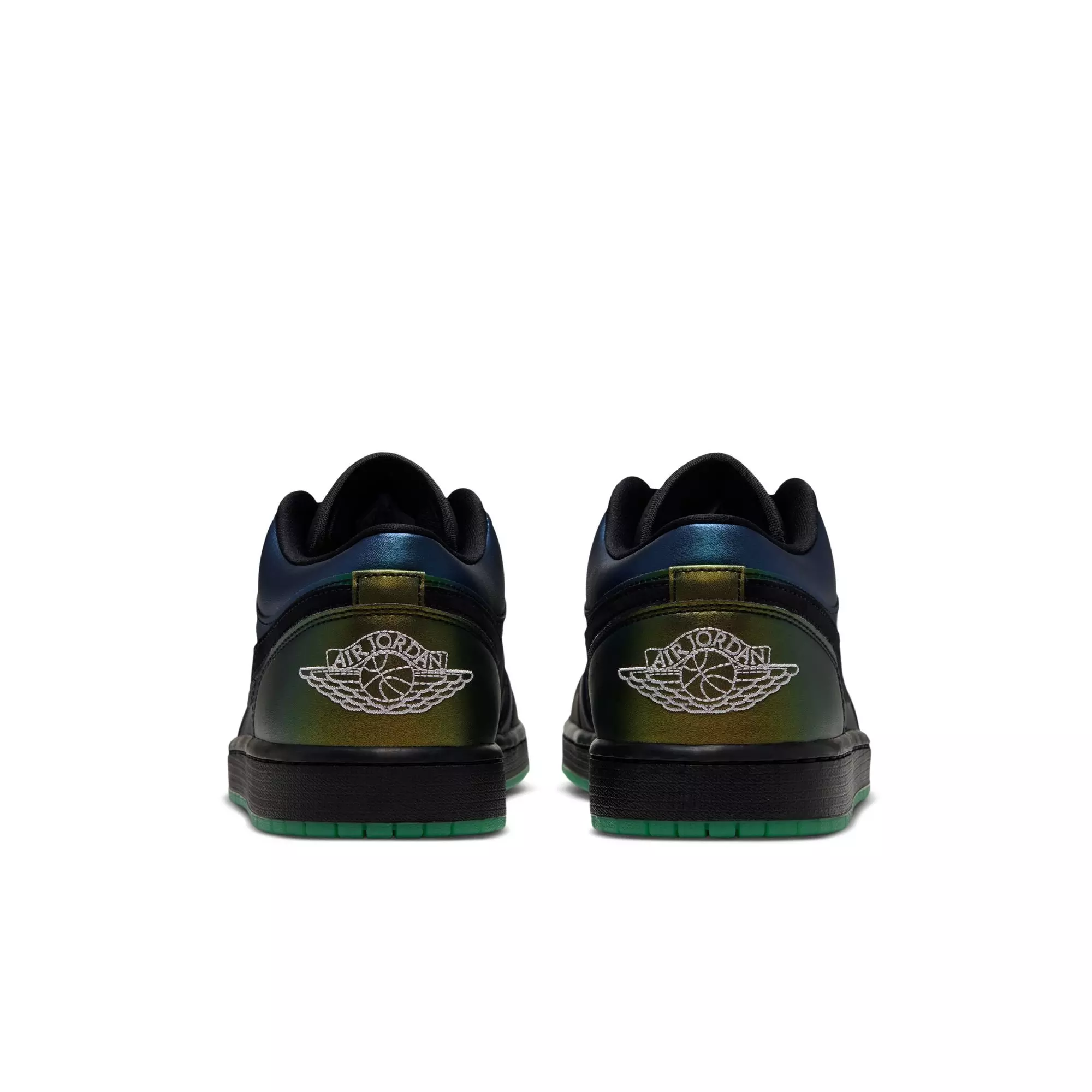 Jordan 1 Low SE "Magic Ball" Men's Shoe - BLACK/METALLIC SILVER/ACTION GREEN