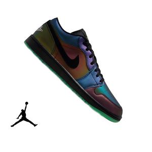 Jordan 1 Low SE "Magic Ball" Men's Shoe - BLACK/METALLIC SILVER/ACTION GREEN