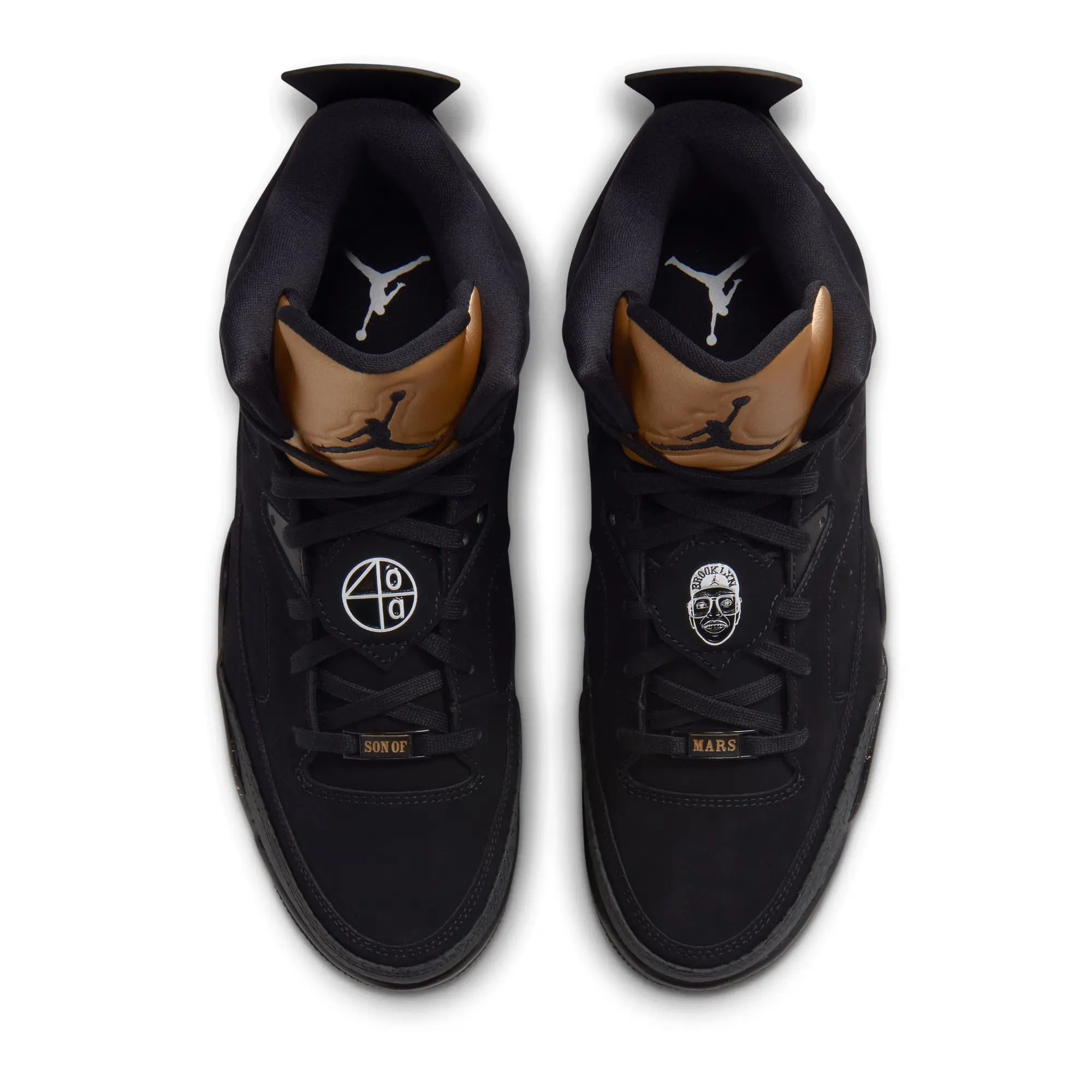 Jordan Son of Mars Low "Black/White/Metallic Gold" Men's Shoe - BLACK/GOLD