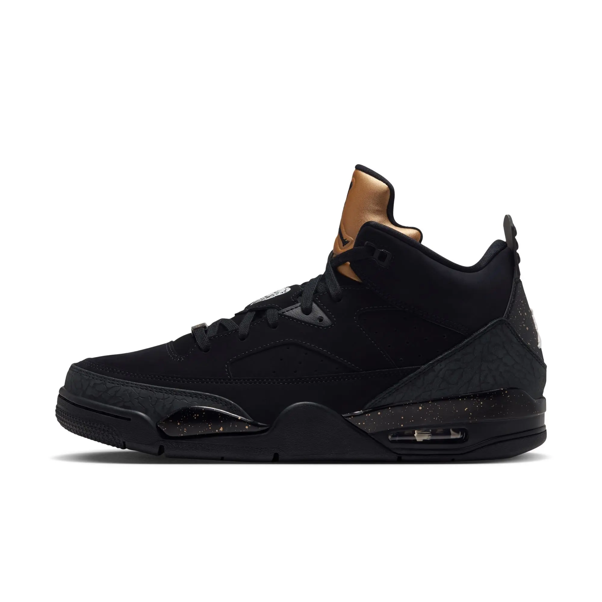 Jordan Son of Mars Low "Black/White/Metallic Gold" Men's Shoe - BLACK/GOLD