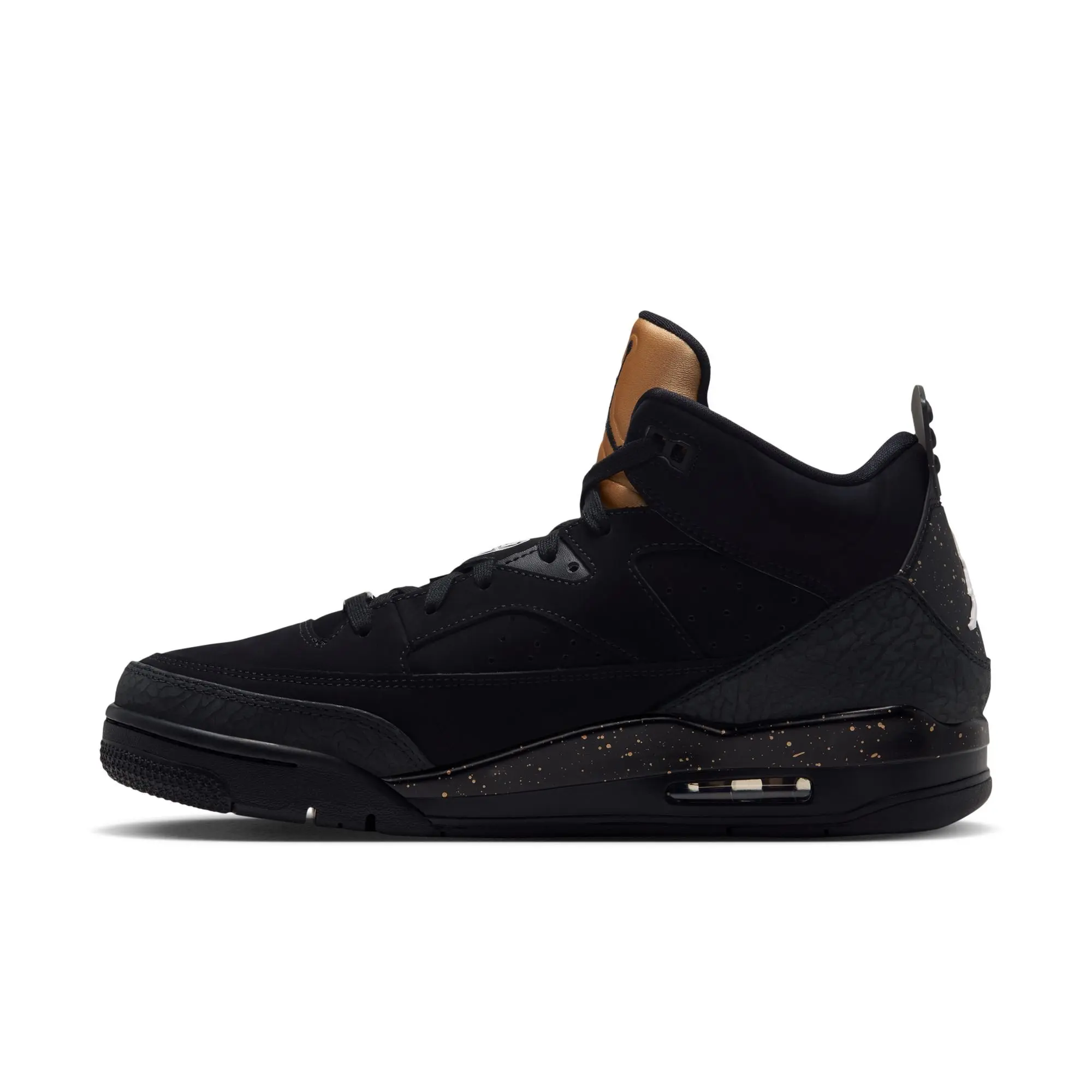 Jordan Son of Mars Low "Black/White/Metallic Gold" Men's Shoe - BLACK/GOLD