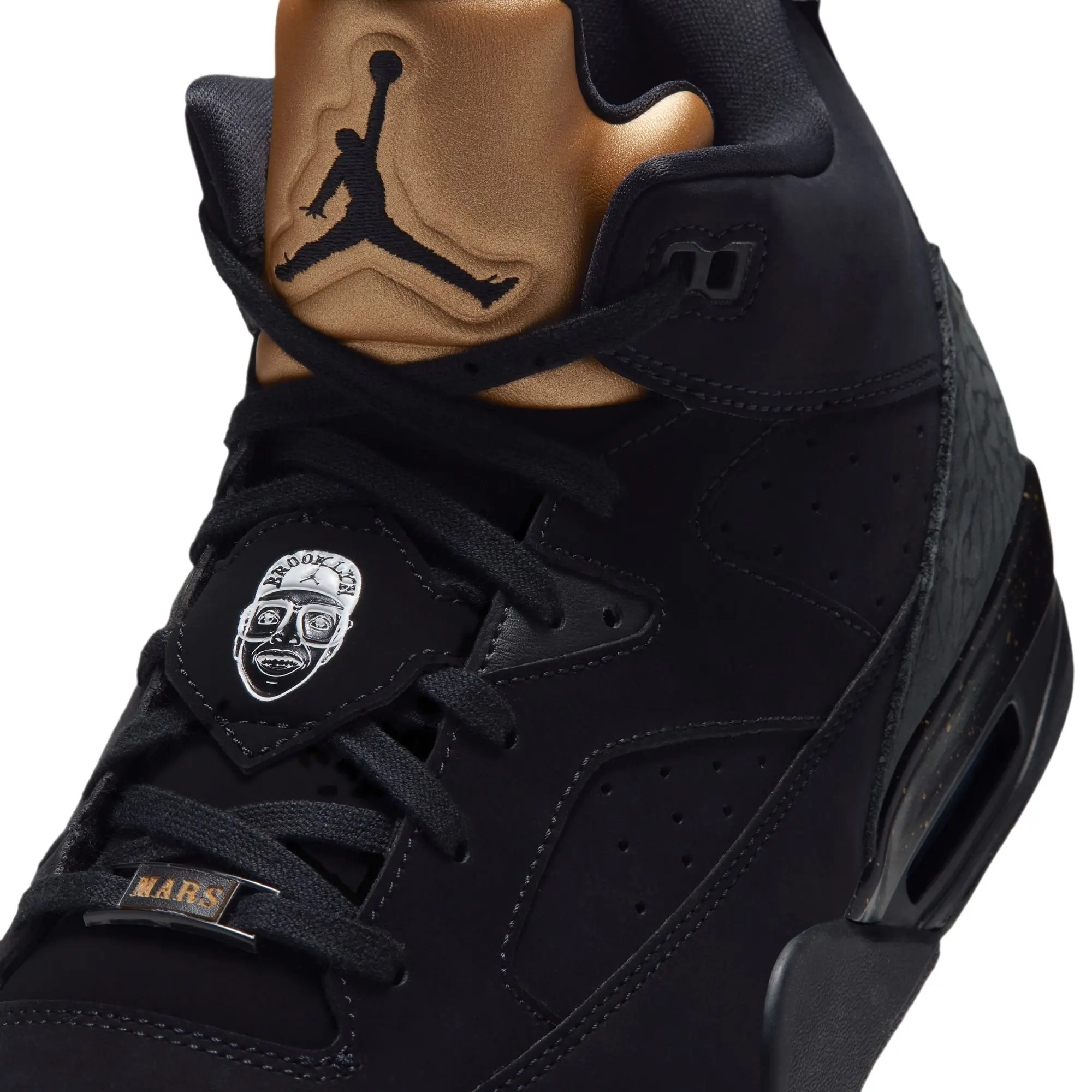 Jordan Son of Mars Low "Black/White/Metallic Gold" Men's Shoe - BLACK/GOLD
