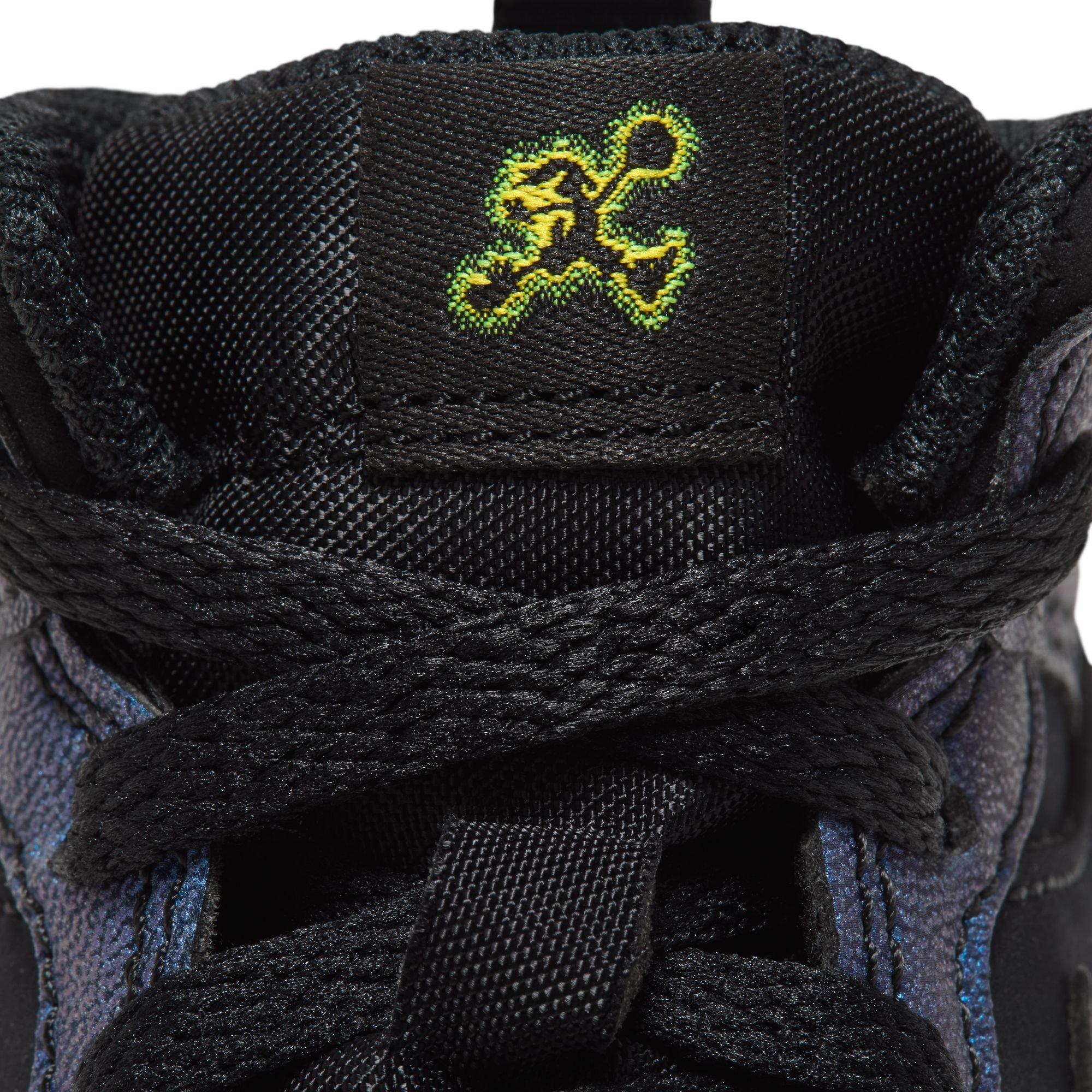 Jordan 1 Mid SE "Space Jam" Toddler Kids' Shoe - BLACK/YELLOW ZEST/ACTION GREEN