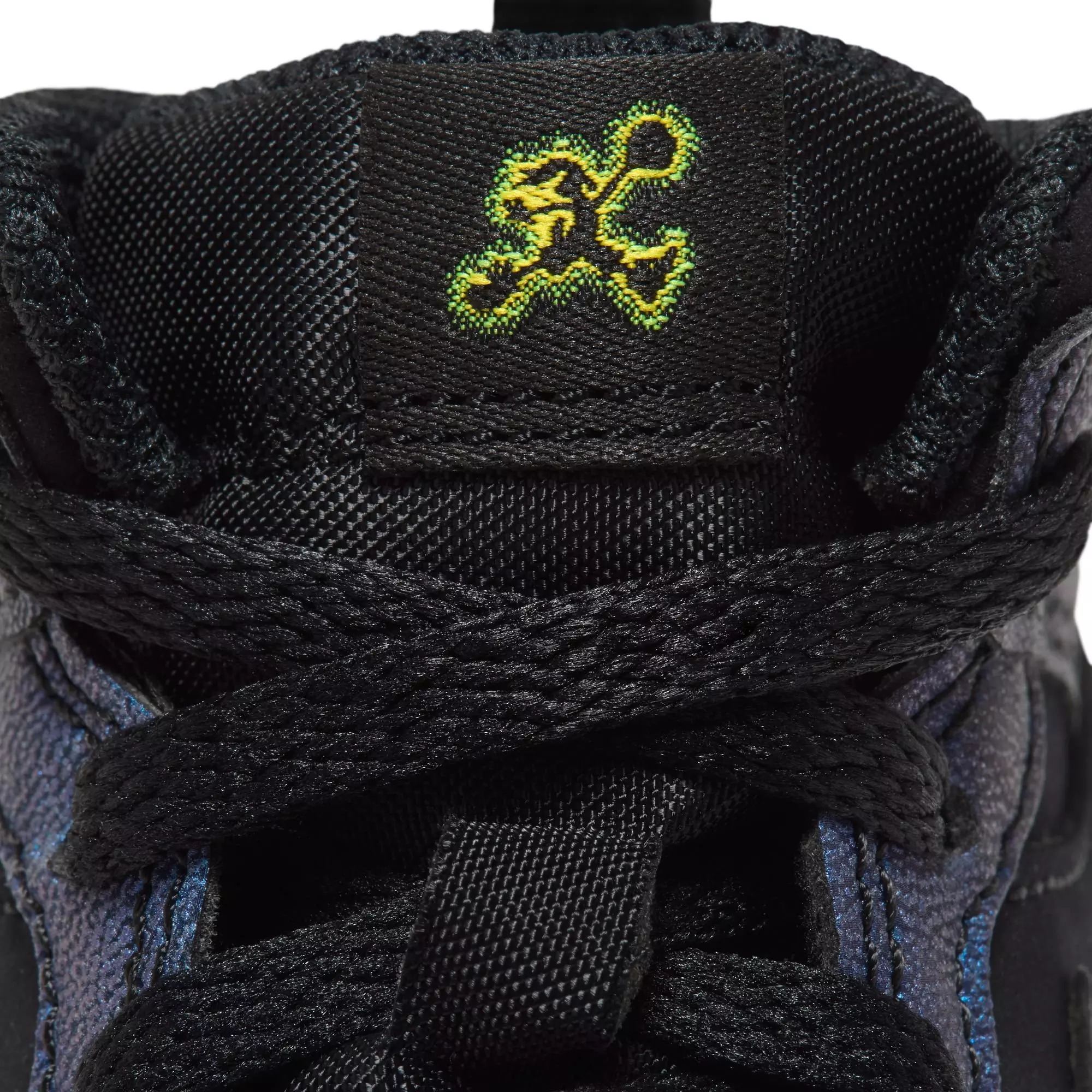 Jordan 1 Mid SE "Space Jam" Toddler Kids' Shoe - BLACK/YELLOW ZEST/ACTION GREEN