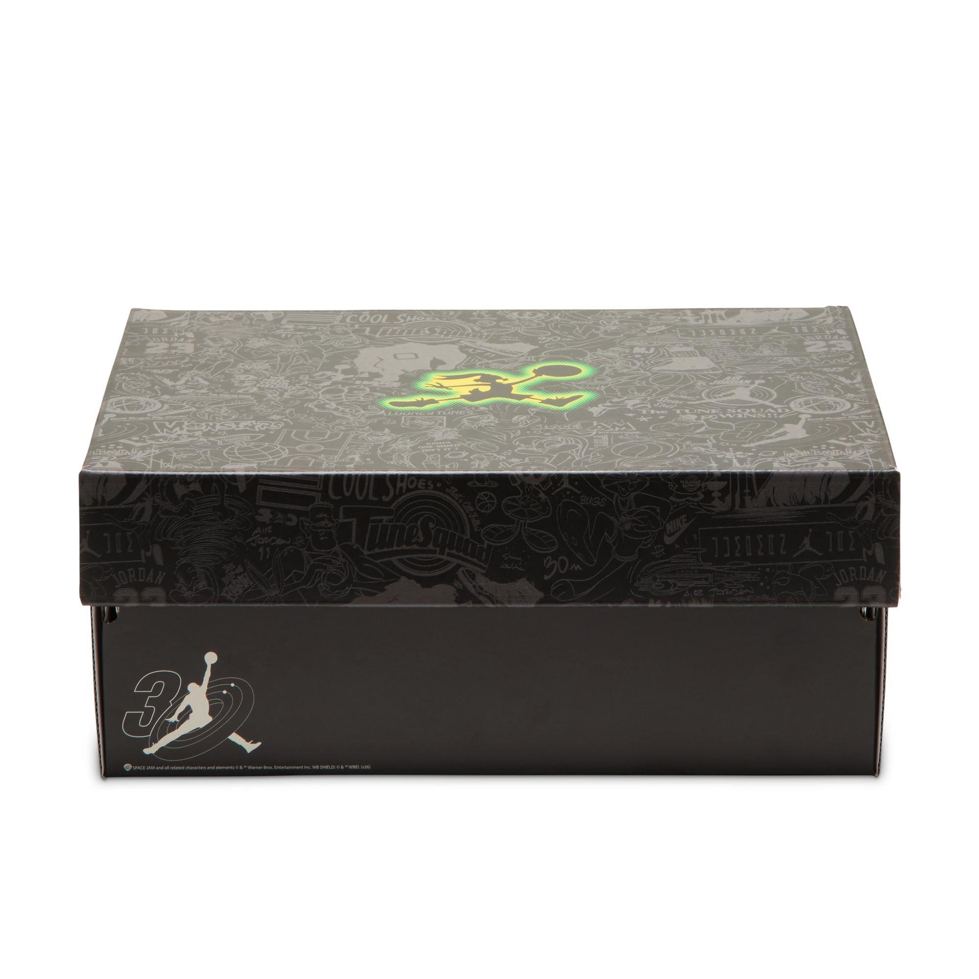 Jordan 1 Mid SE "Space Jam" Toddler Kids' Shoe - BLACK/YELLOW ZEST/ACTION GREEN