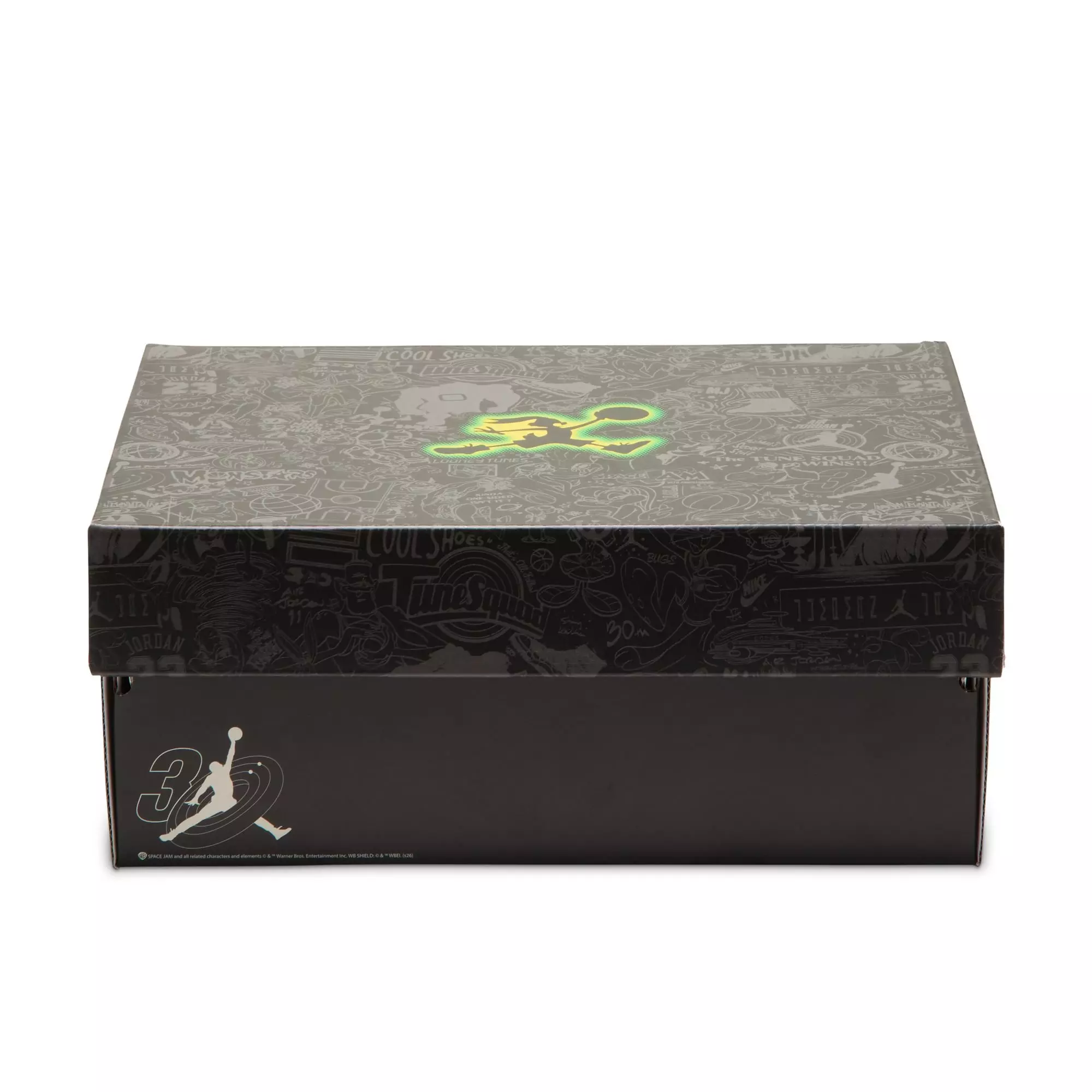 Jordan 1 Mid SE "Space Jam" Toddler Kids' Shoe - BLACK/YELLOW ZEST/ACTION GREEN