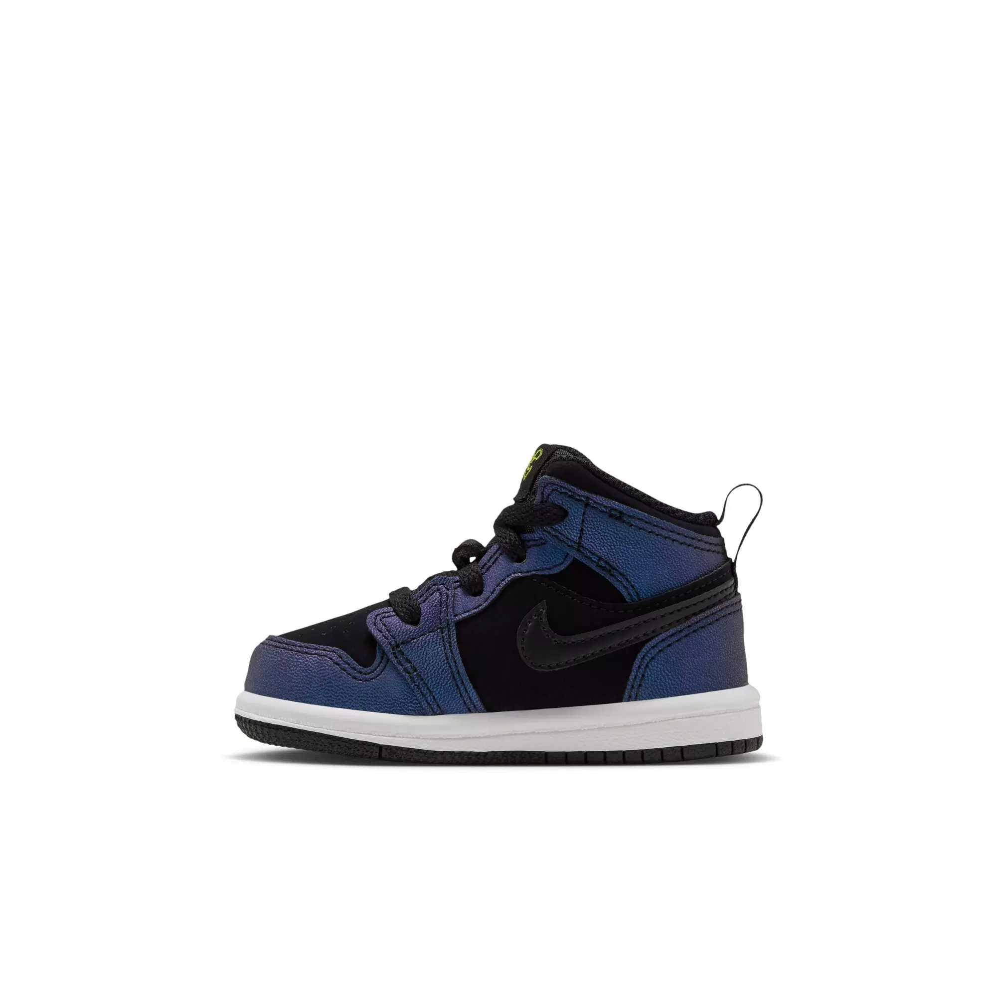 Jordan 1 Mid SE "Space Jam" Toddler Kids' Shoe - BLACK/YELLOW ZEST/ACTION GREEN