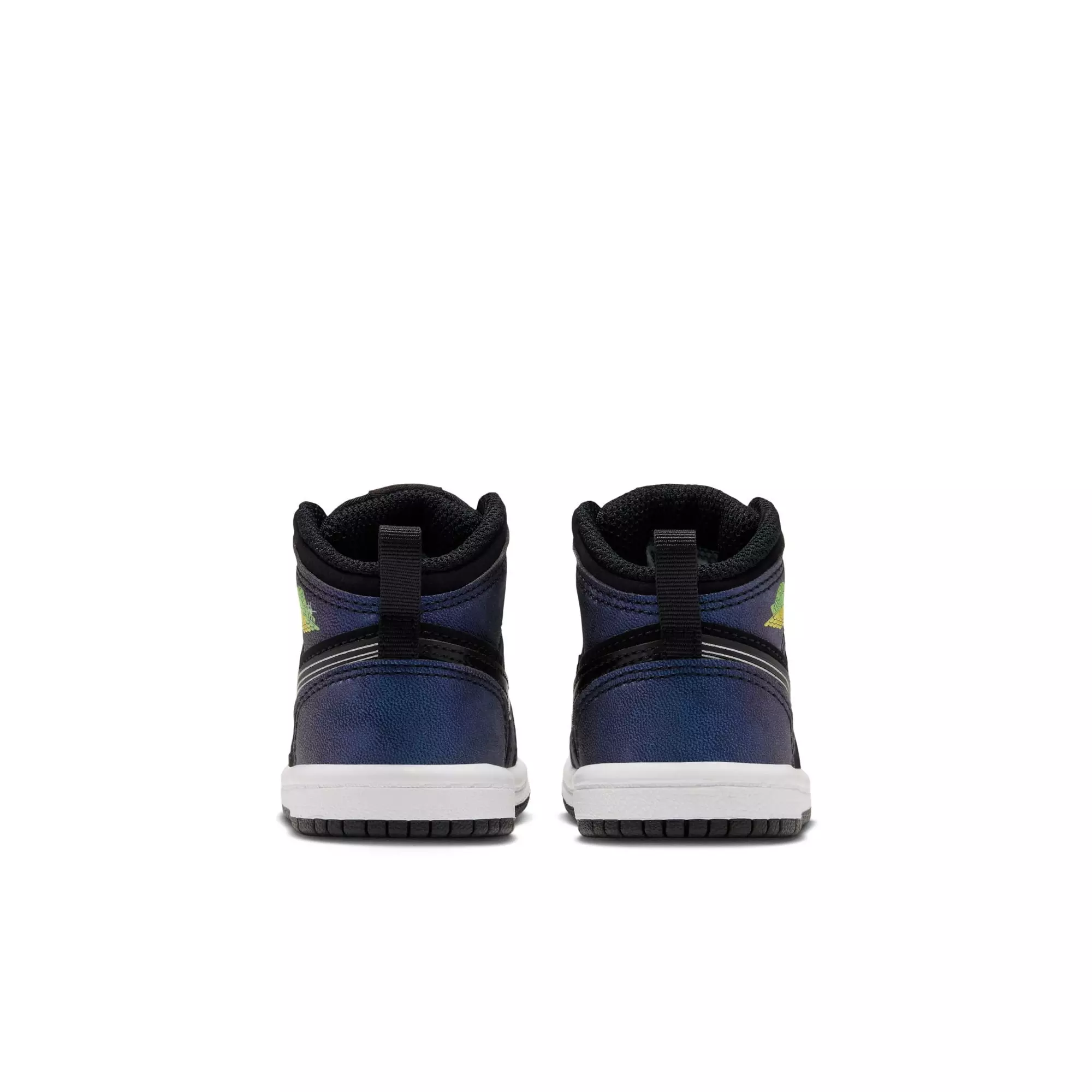 Jordan 1 Mid SE "Space Jam" Toddler Kids' Shoe - BLACK/YELLOW ZEST/ACTION GREEN