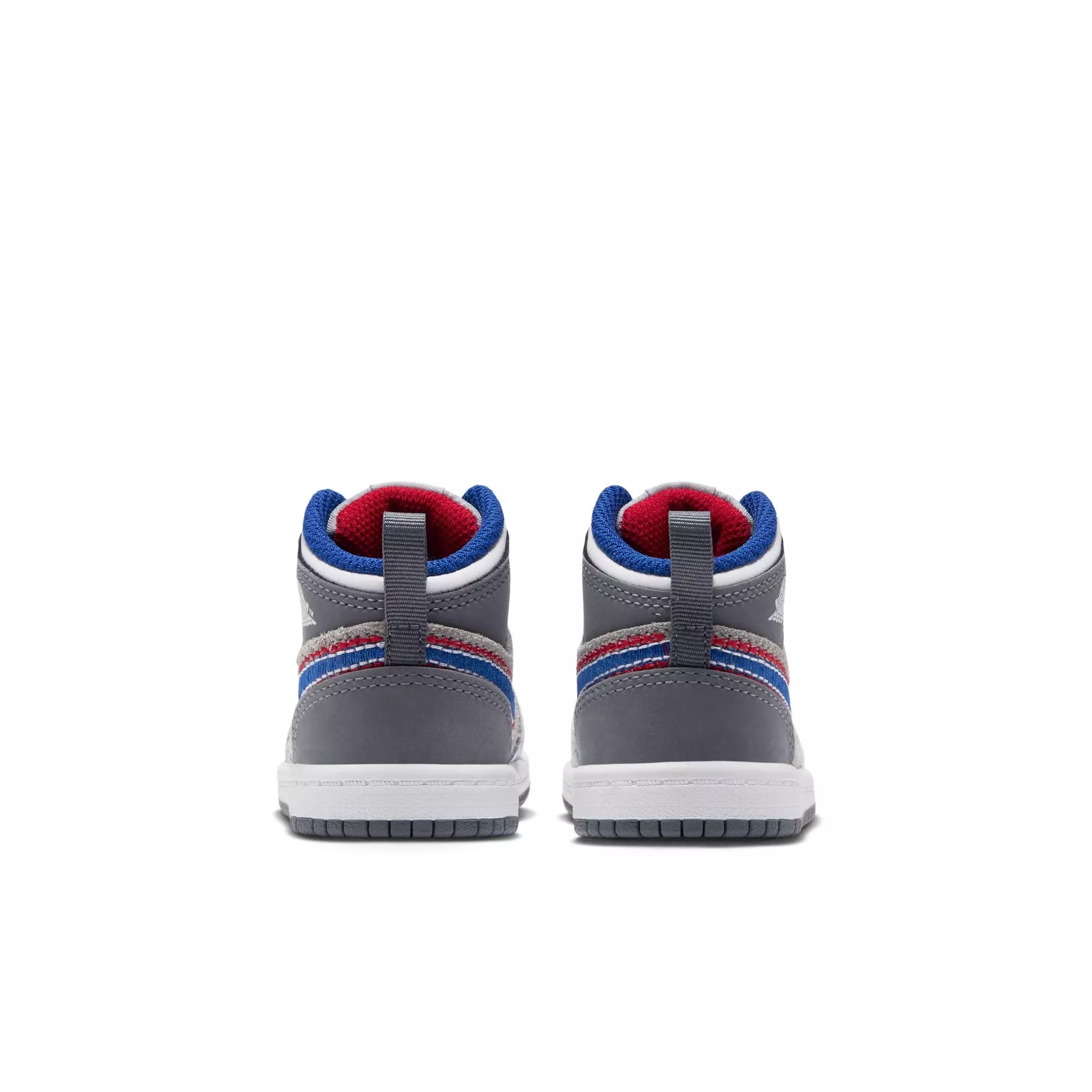 Jordan 1 Mid SE "Hare" Toddler Kids' Shoe - LT SMOKE GREY/VARSITY ROYAL