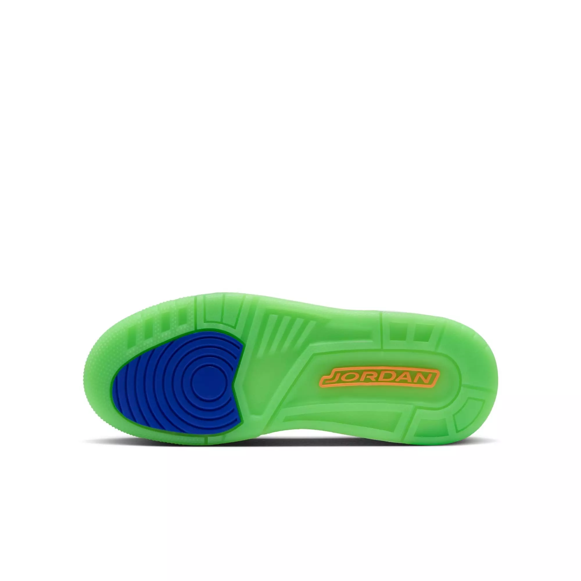 Jordan Spizike Low "Jam Central" Grade School Kids' Shoe - BLACK/ATOMIC ORANGE/GREEN STRIKE