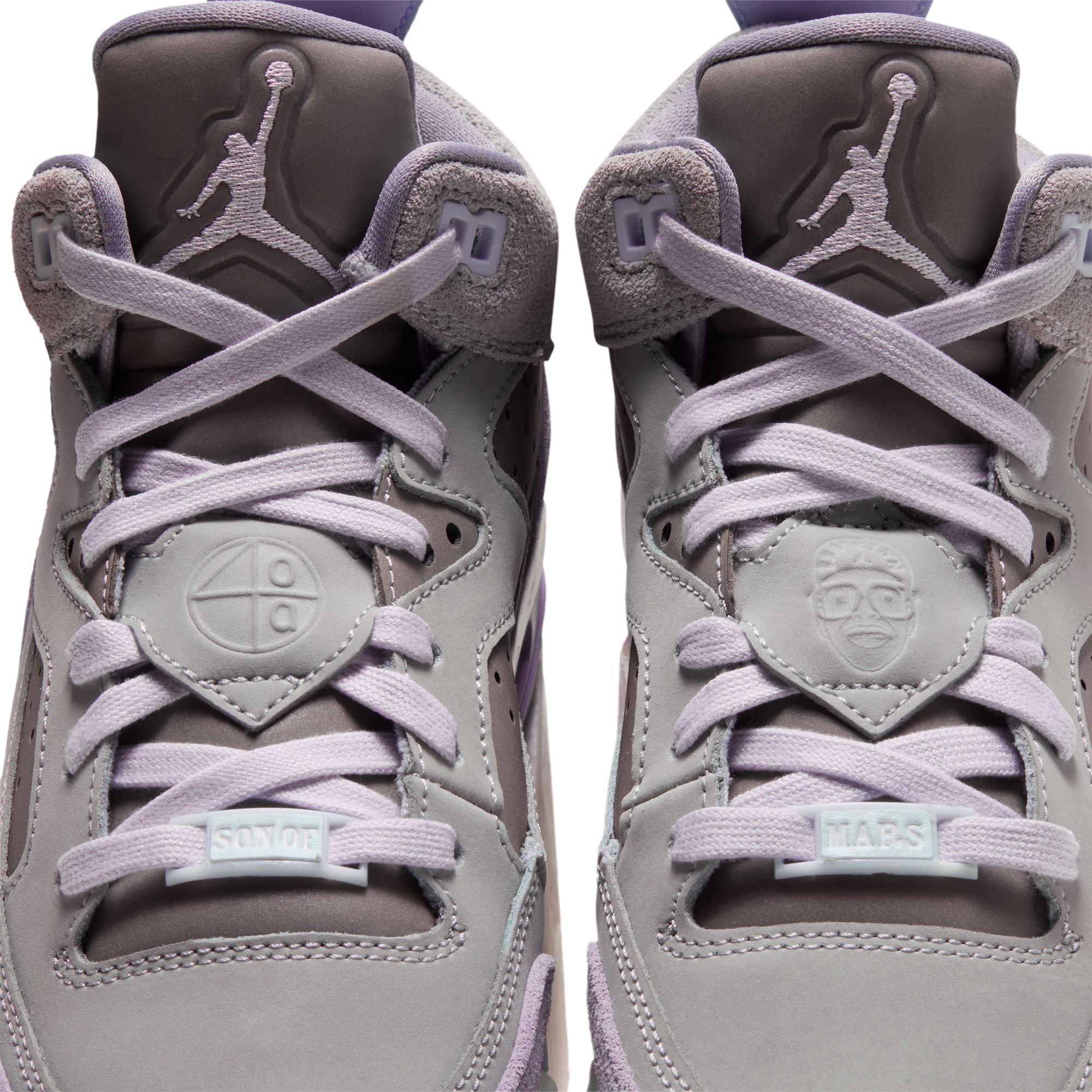 Jordan Son of Mars Low "Lunar Tunes" Grade School Kids' Shoe - BASE GREY/WHITE/GHOST/STEALTH