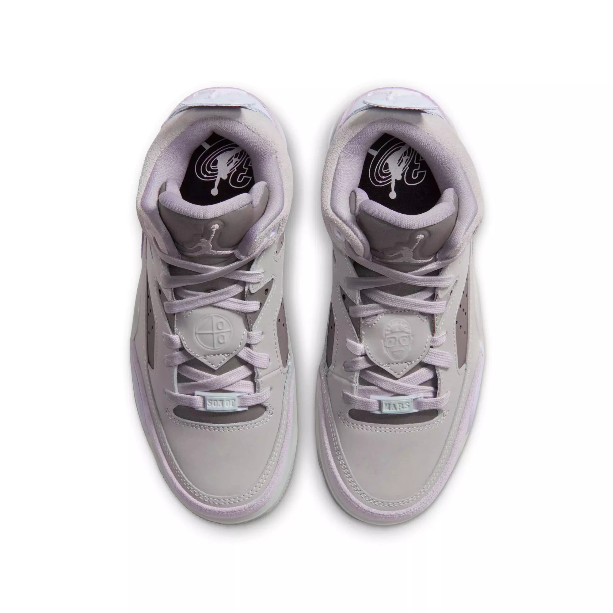 Jordan Son of Mars Low "Lunar Tunes" Grade School Kids' Shoe - BASE GREY/WHITE/GHOST/STEALTH