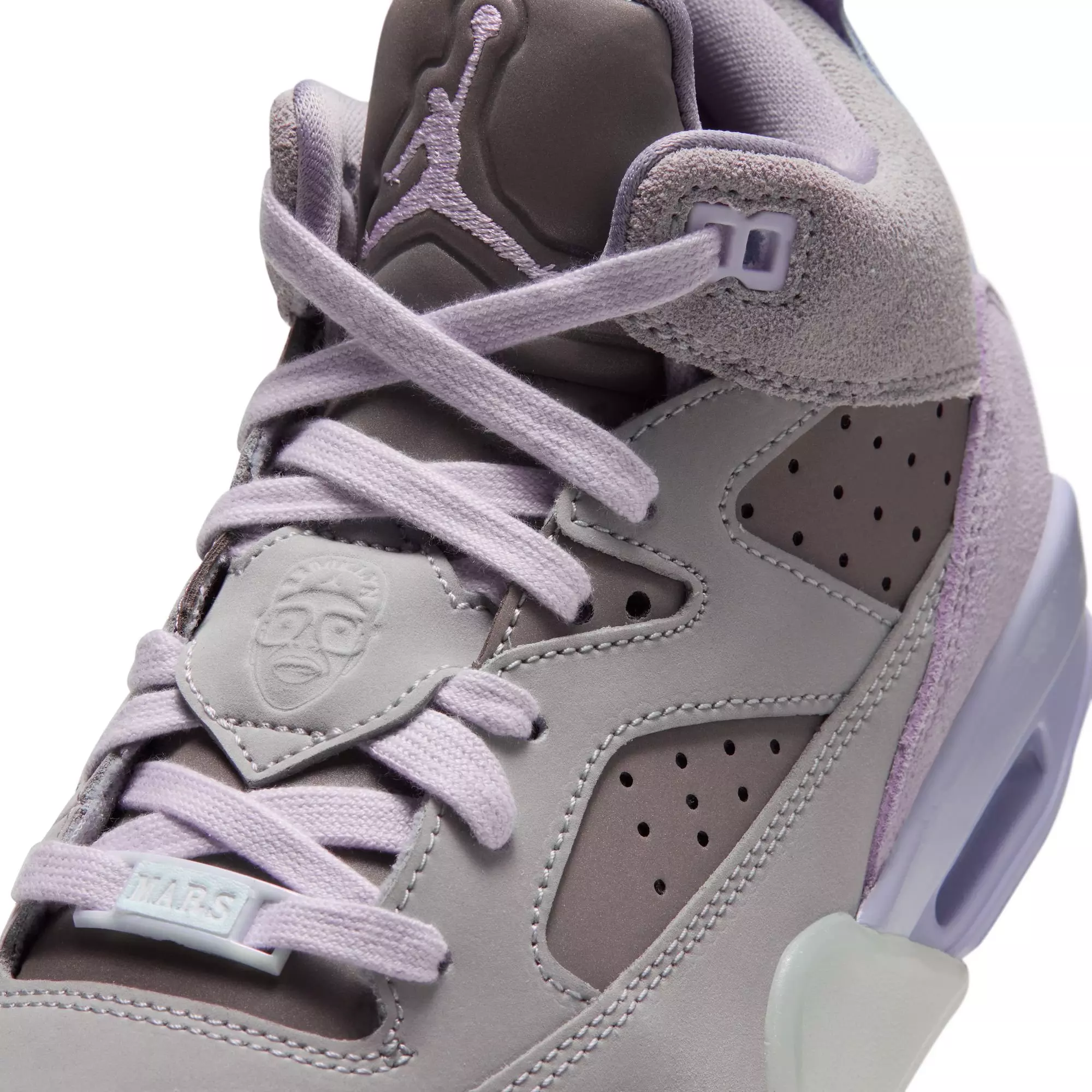 Jordan Son of Mars Low "Lunar Tunes" Grade School Kids' Shoe - BASE GREY/WHITE/GHOST/STEALTH