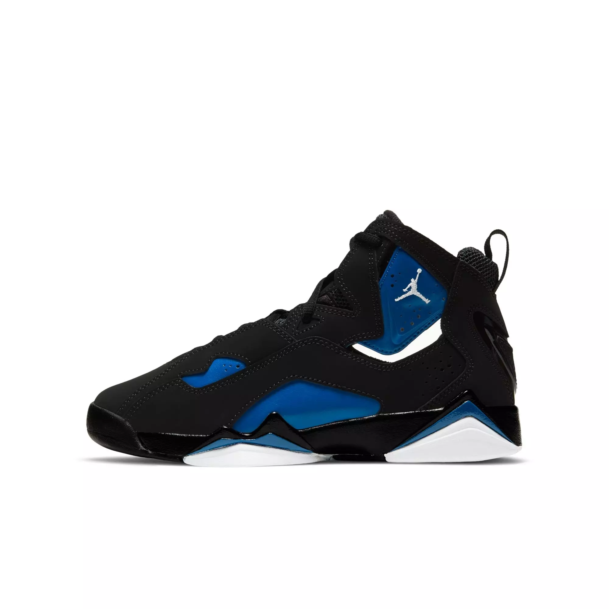 Jordan True Flight "Black/White/Game Royal" Grade School Boys' Shoe - BLACK/ROYAL