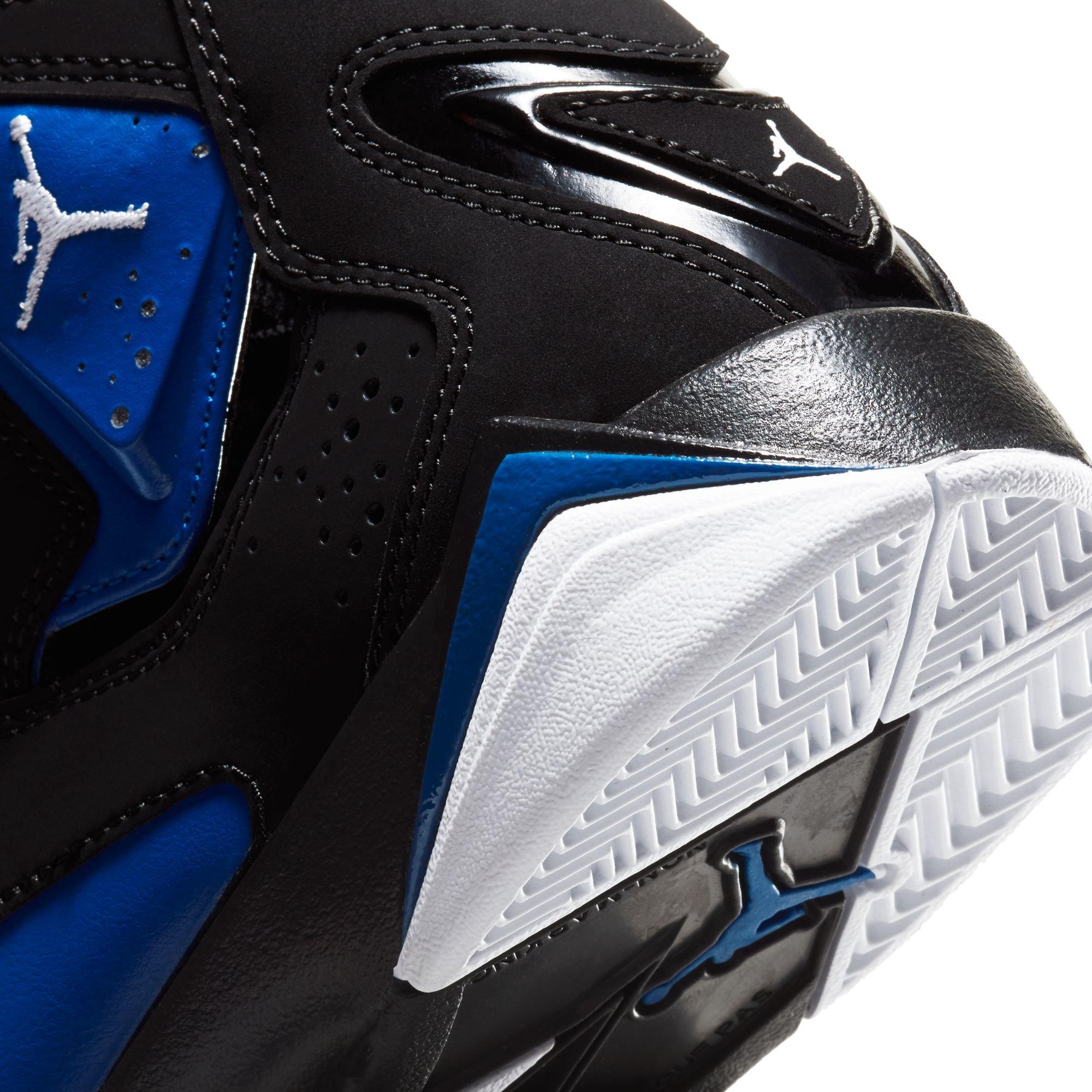 Jordan True Flight "Black/White/Game Royal" Grade School Boys' Shoe - BLACK/ROYAL Thumbnail View 10