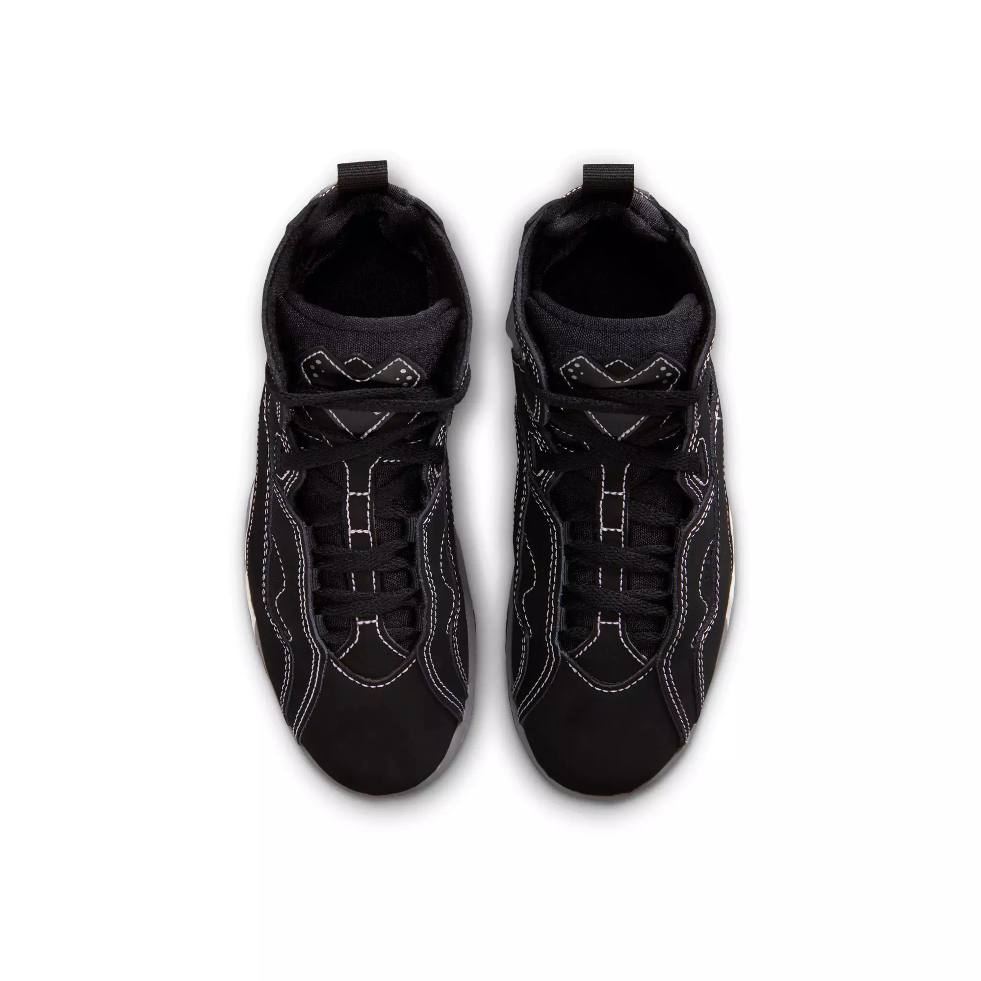 Jordan True Flight "Black/Metallic Silver/Lt Graphite" Preschool Boys' Shoe - BLACK/SILVER