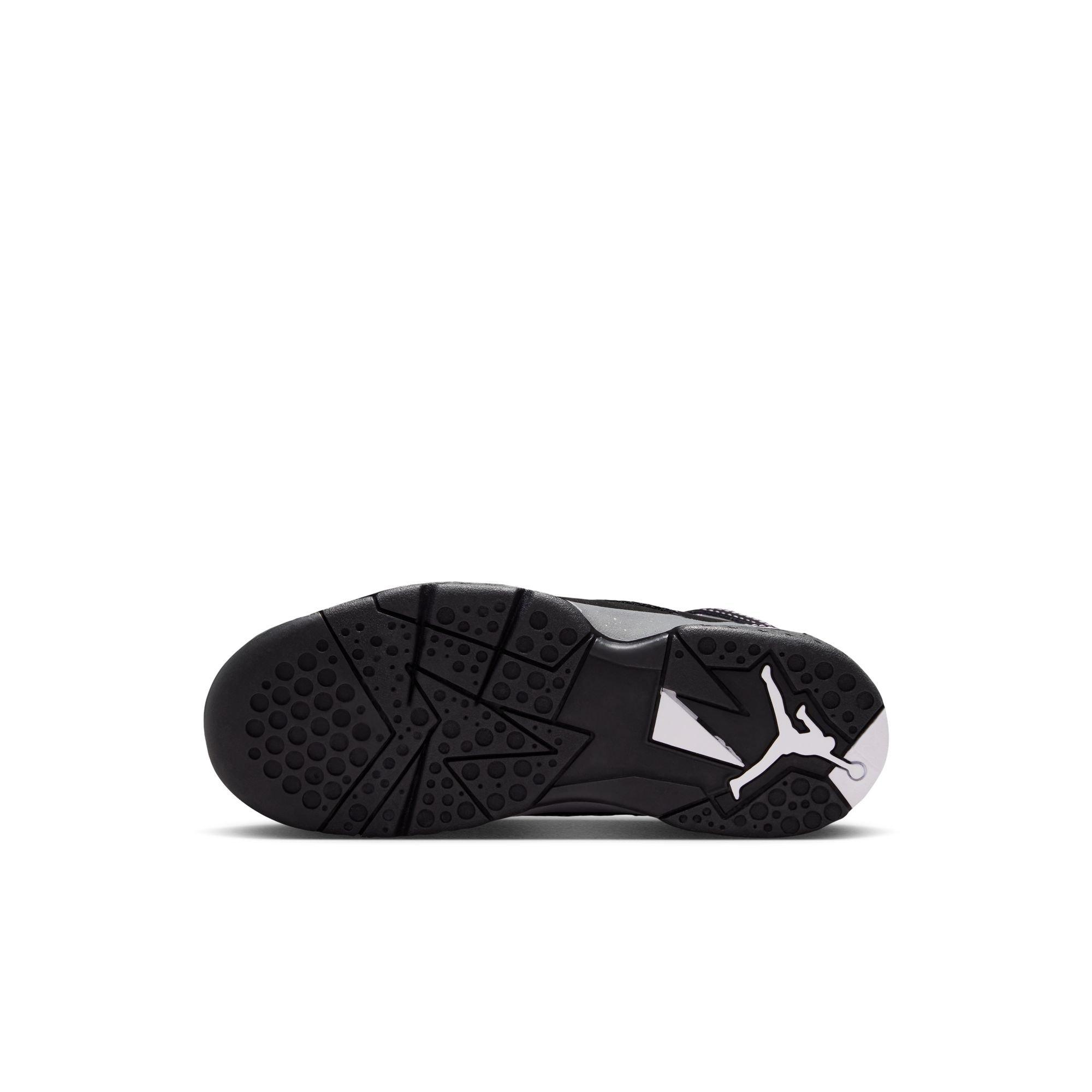 Jordan True Flight "Black/Metallic Silver/Lt Graphite" Preschool Boys' Shoe - BLACK/SILVER