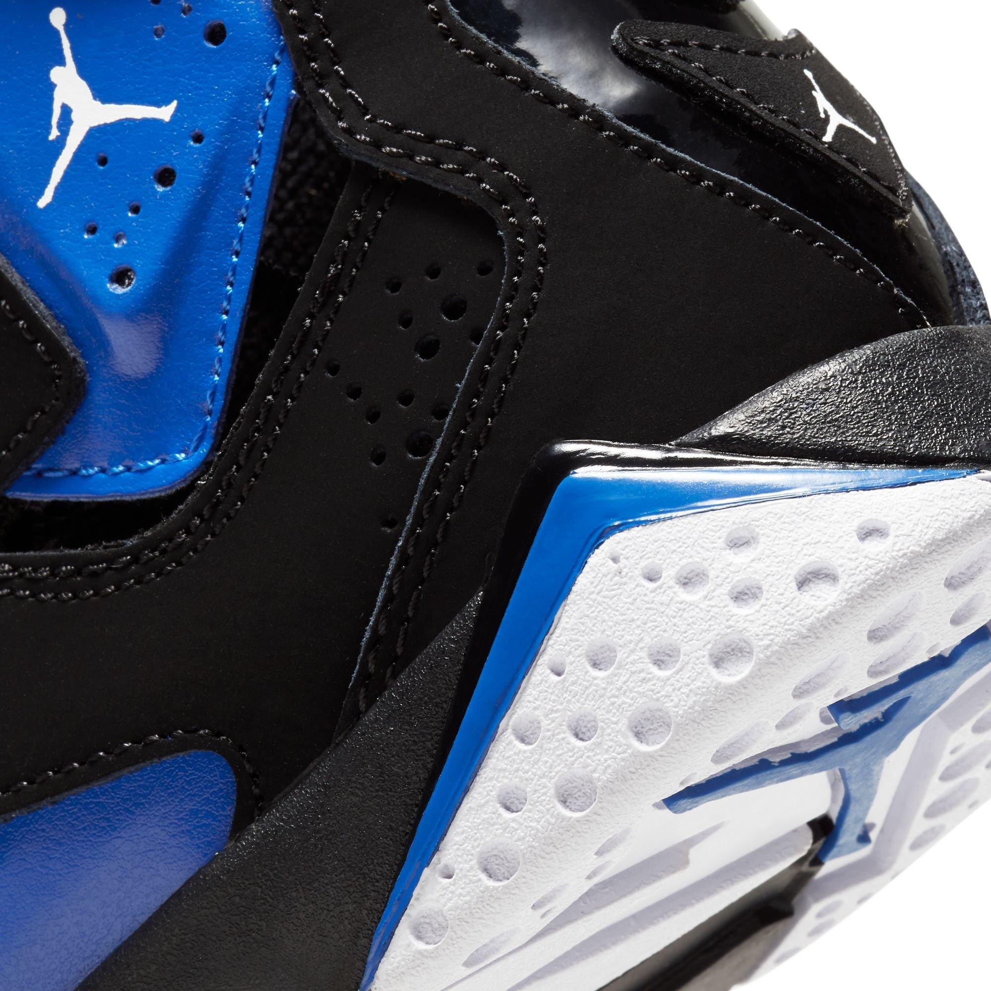 Jordan True Flight "Black/White/Game Royal" Preschool Boys' Shoe - BLACK/ROYAL Thumbnail View 10