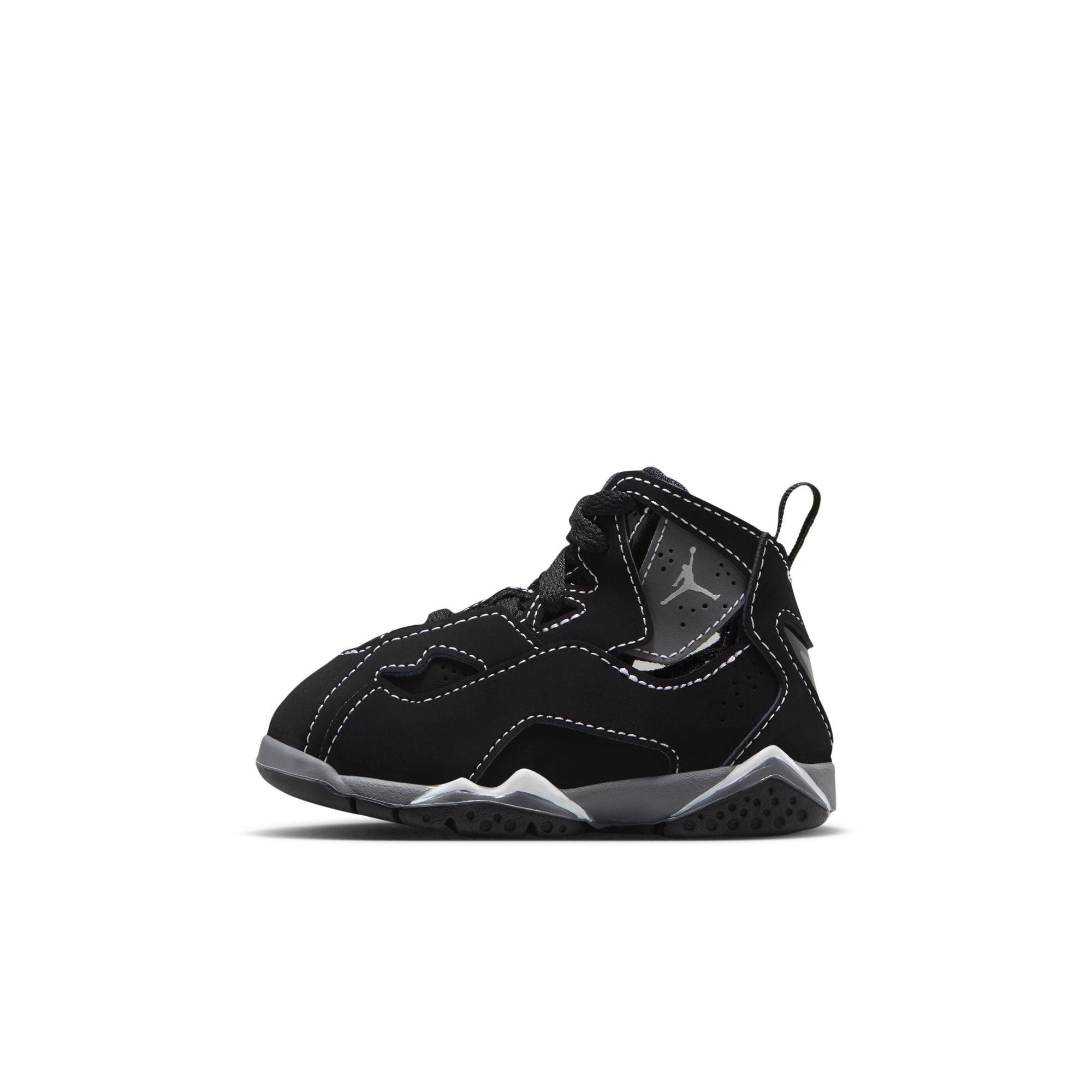 Jordan True Flight "Black/Metallic Silver/Lt Graphite" Toddler Boys' Shoe - BLACK/SILVER