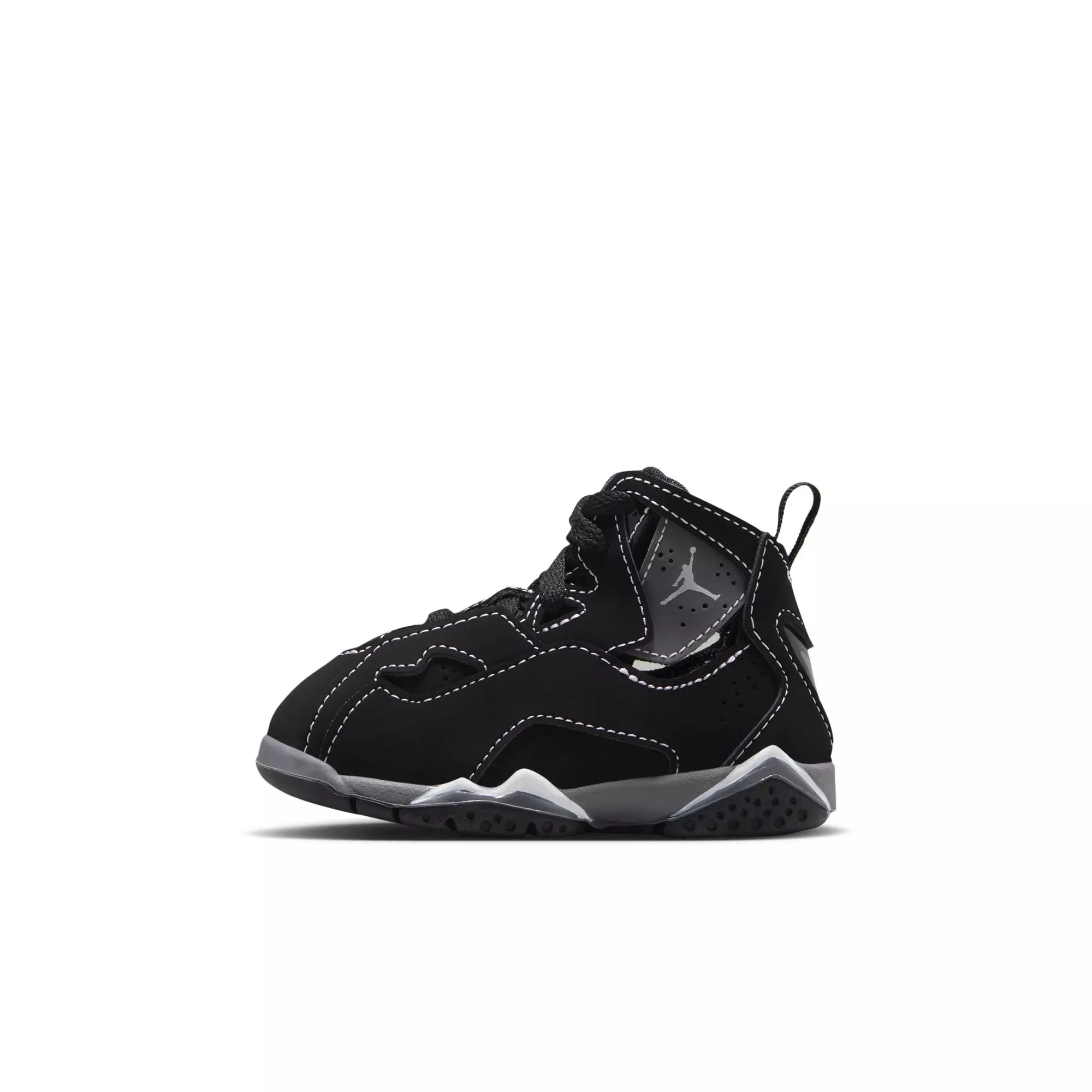 Jordan True Flight "Black/Metallic Silver/Lt Graphite" Toddler Boys' Shoe - BLACK/SILVER