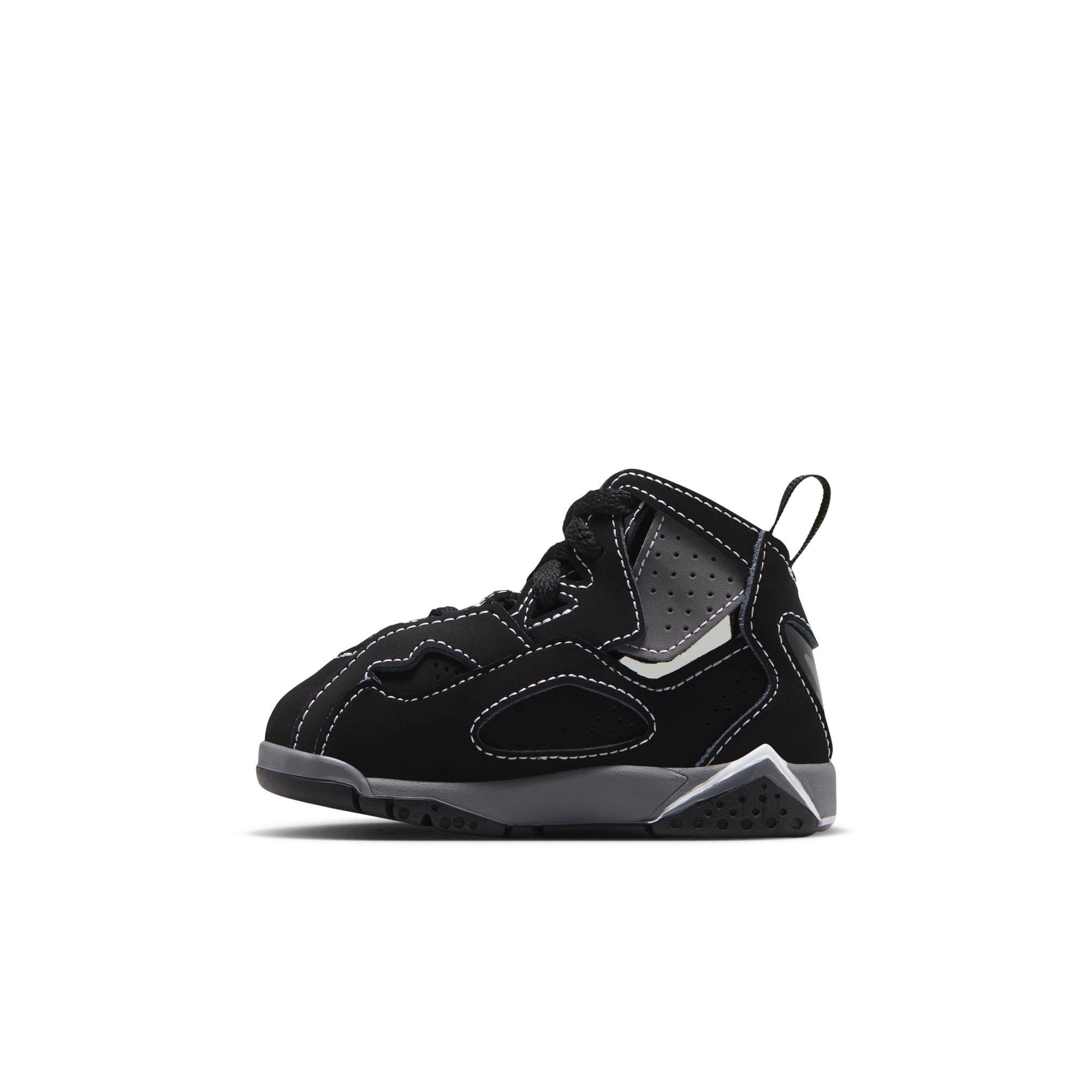 Jordan True Flight "Black/Metallic Silver/Lt Graphite" Toddler Boys' Shoe - BLACK/SILVER