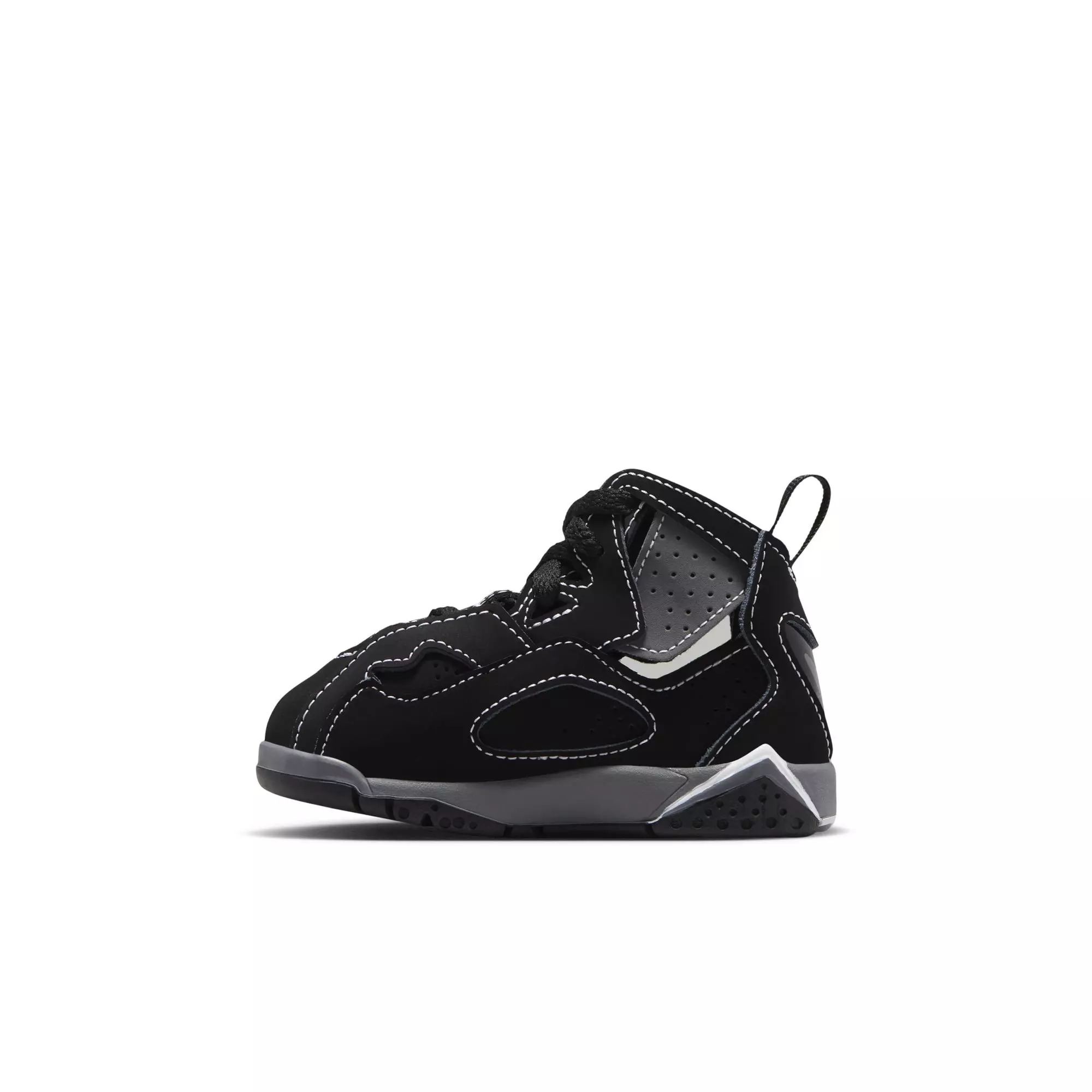 Jordan True Flight "Black/Metallic Silver/Lt Graphite" Toddler Boys' Shoe - BLACK/SILVER
