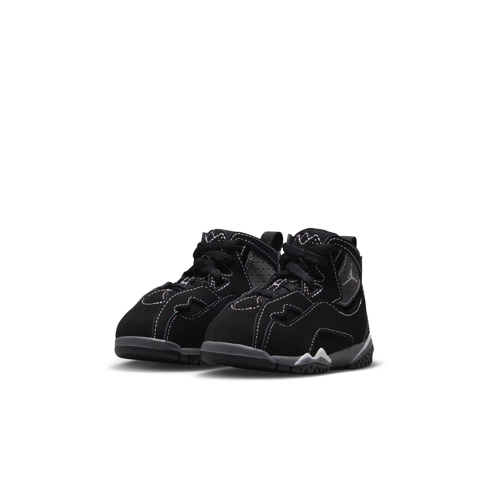 Jordan True Flight "Black/Metallic Silver/Lt Graphite" Toddler Boys' Shoe - BLACK/SILVER