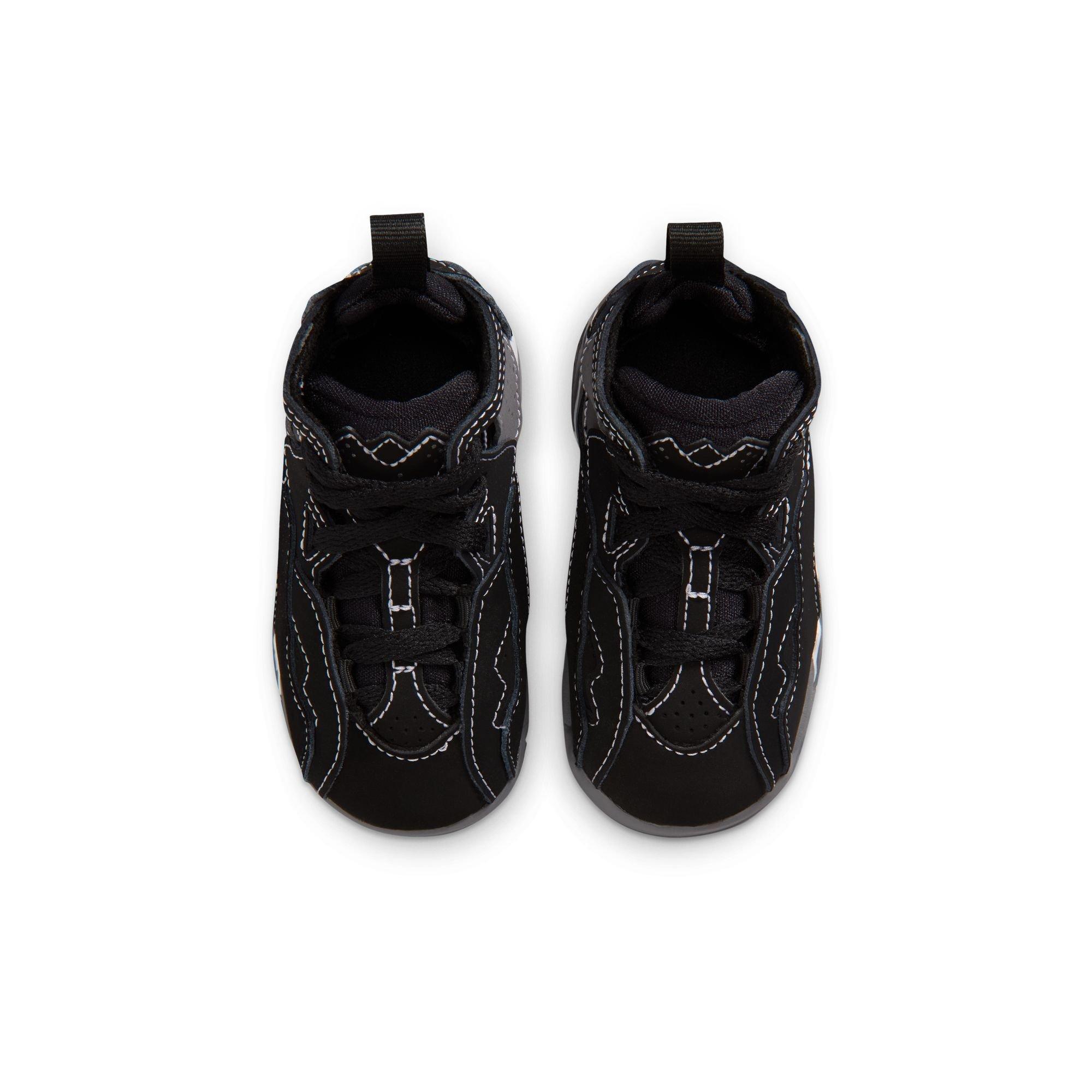 Jordan True Flight "Black/Metallic Silver/Lt Graphite" Toddler Boys' Shoe - BLACK/SILVER