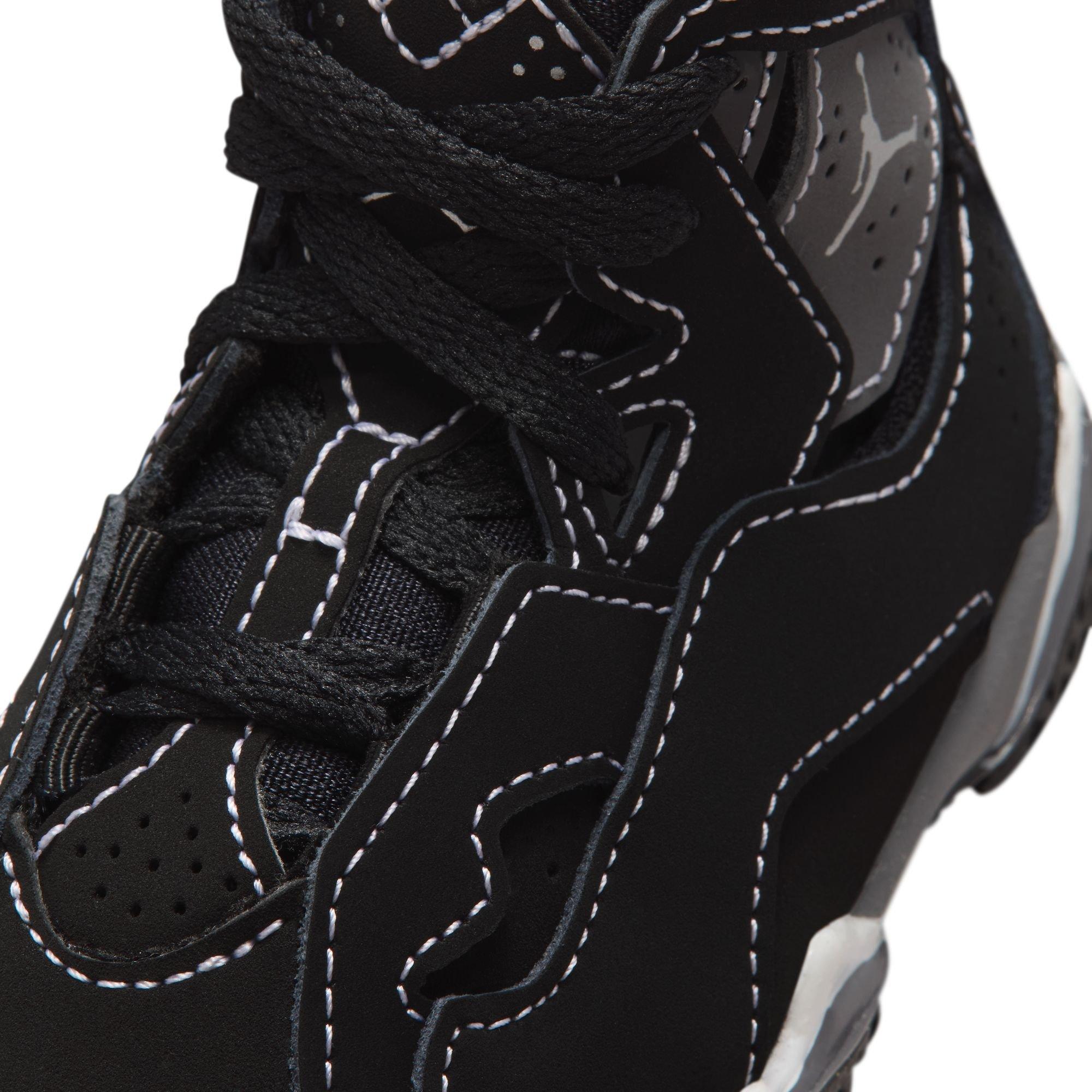 Jordan True Flight "Black/Metallic Silver/Lt Graphite" Toddler Boys' Shoe - BLACK/SILVER