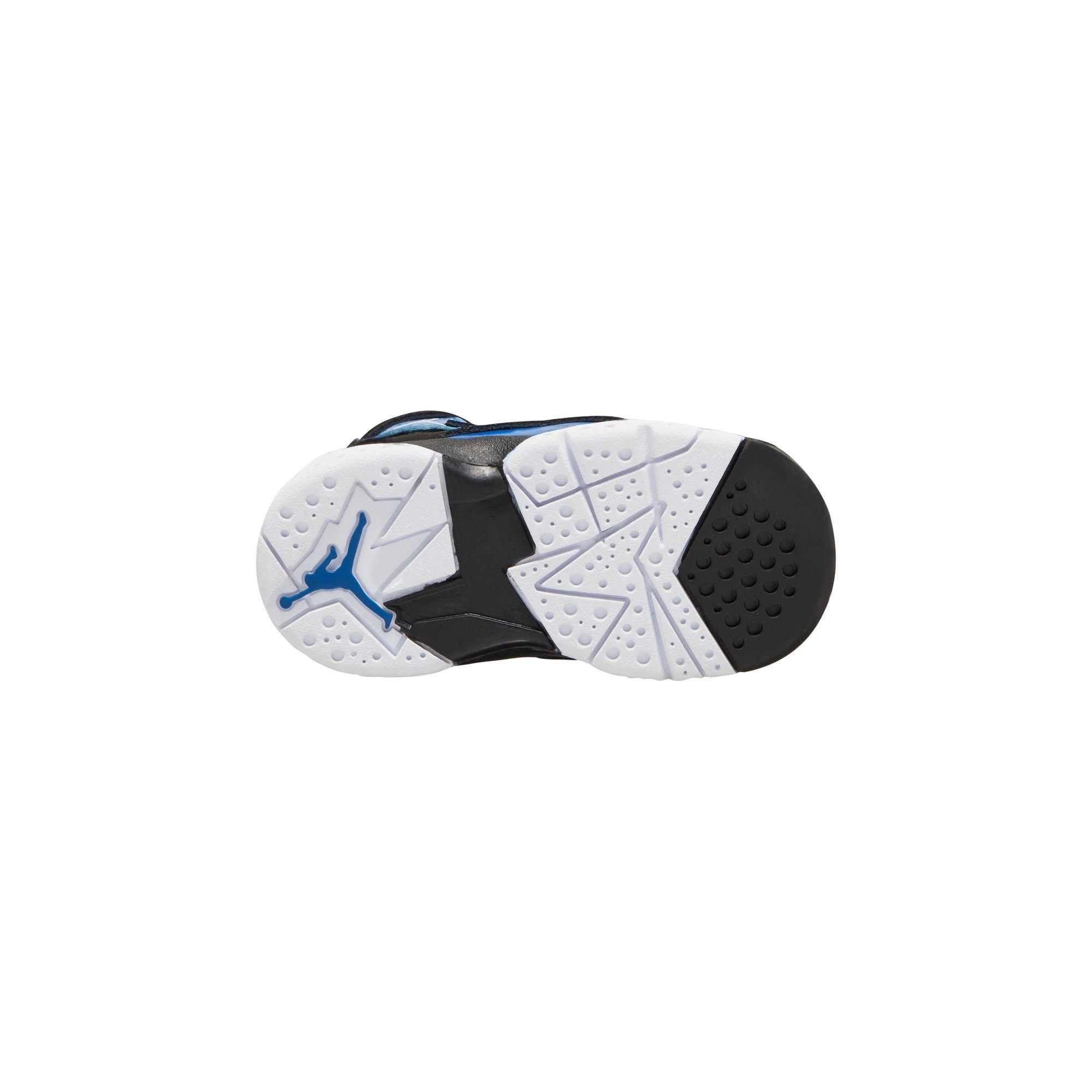 Jordan True Flight "Black/White/Game Royal" Toddler Boys' Shoe - BLACK/ROYAL Thumbnail View 8
