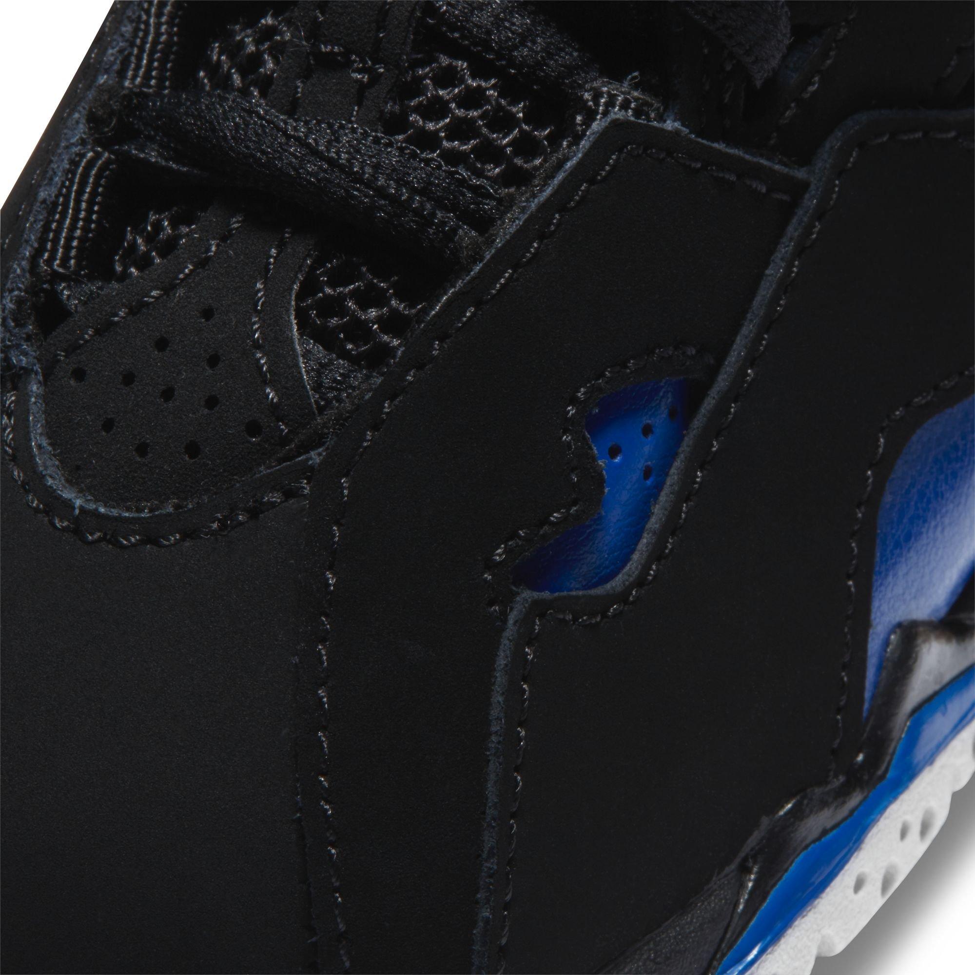 Jordan True Flight "Black/White/Game Royal" Toddler Boys' Shoe - BLACK/ROYAL Thumbnail View 9