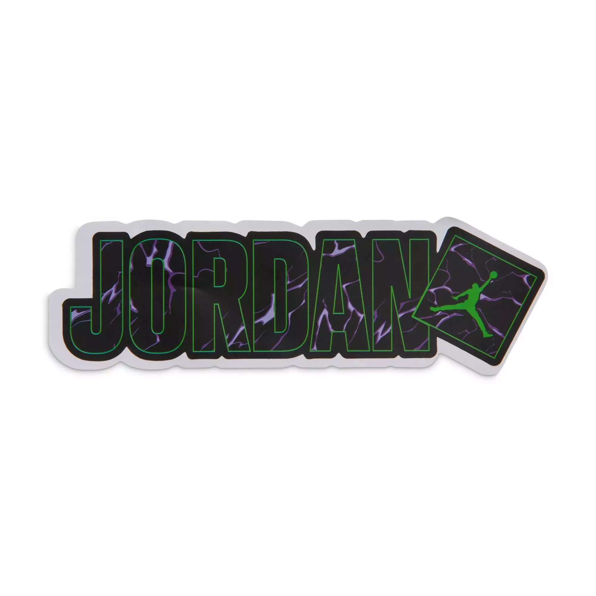 Jordan 1 Mid SE "Black/Scream Green/Summit White" Preschool Boys' Shoe - BLACK/GREEN/PURPLE