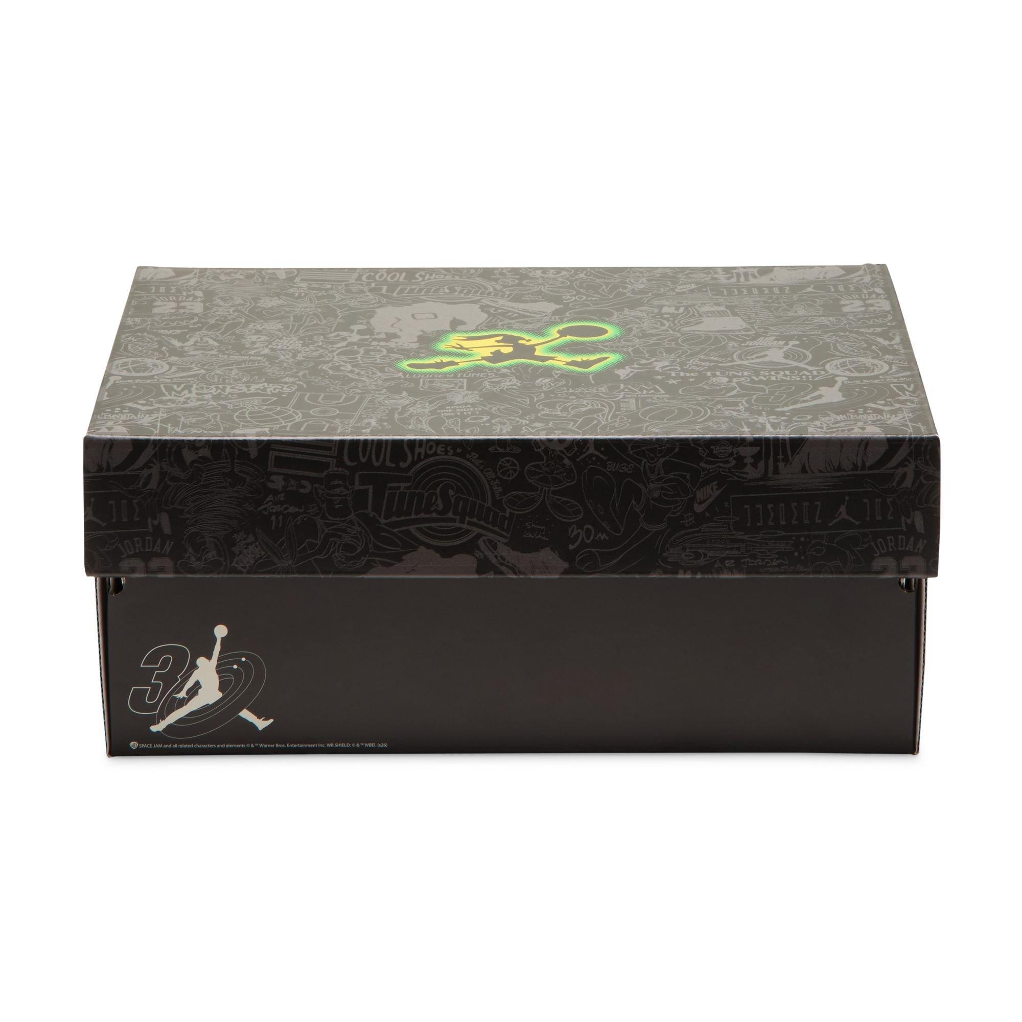 Jordan 1 Mid SE "Space Jam" Preschool Kids' Shoe - BLACK/YELLOW ZEST/ACTION GREEN