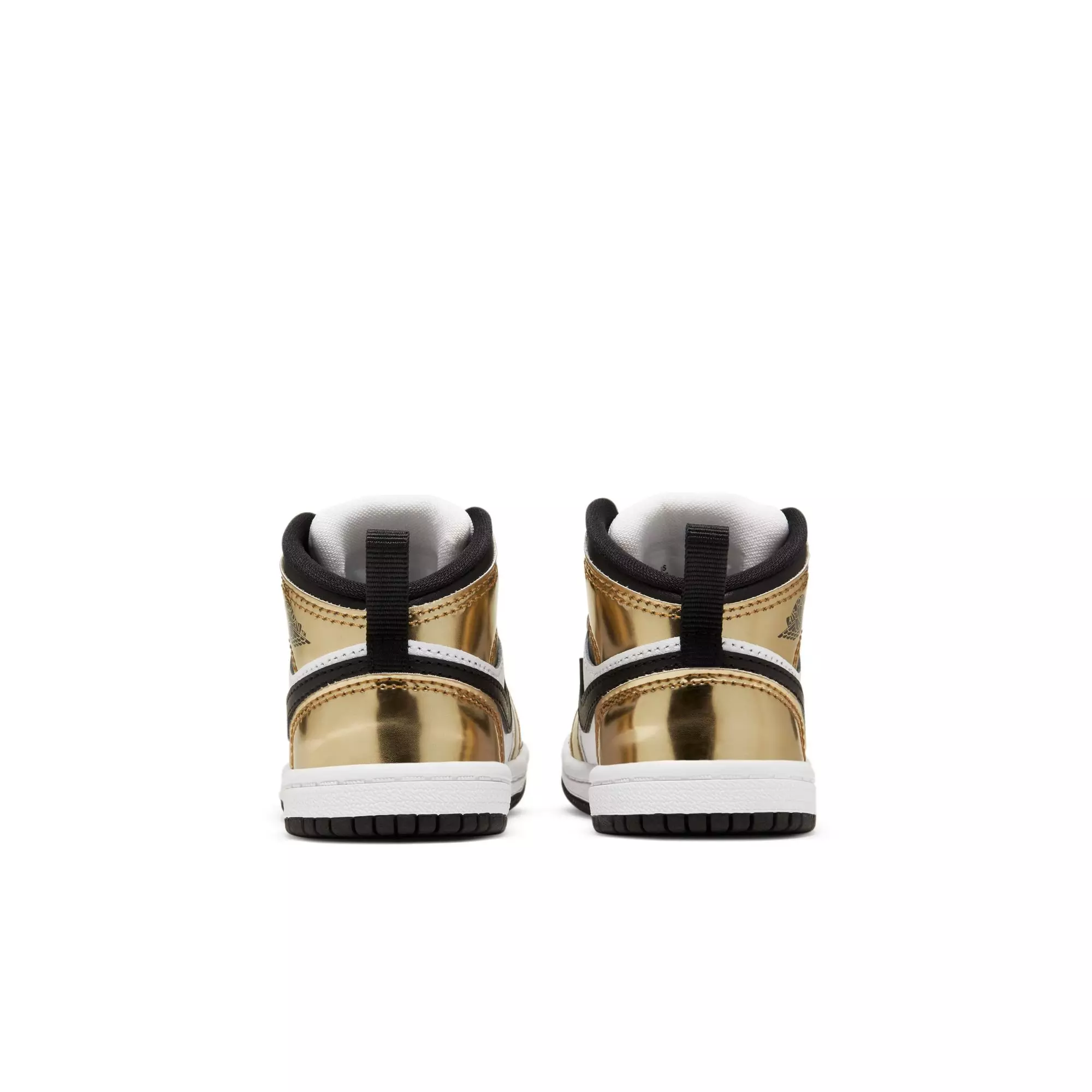 Jordan 1 Mid SE "Metallic Gold/Black/White" Toddler Boys' Shoe - GOLD/BLACK/WHITE